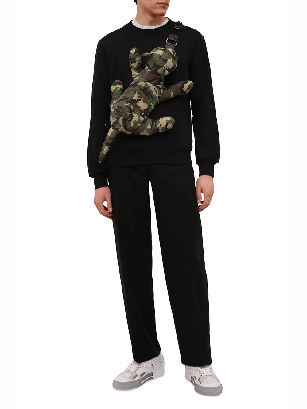 Dolce & Gabbana Camouflage-Print Animal Silhouette Bag