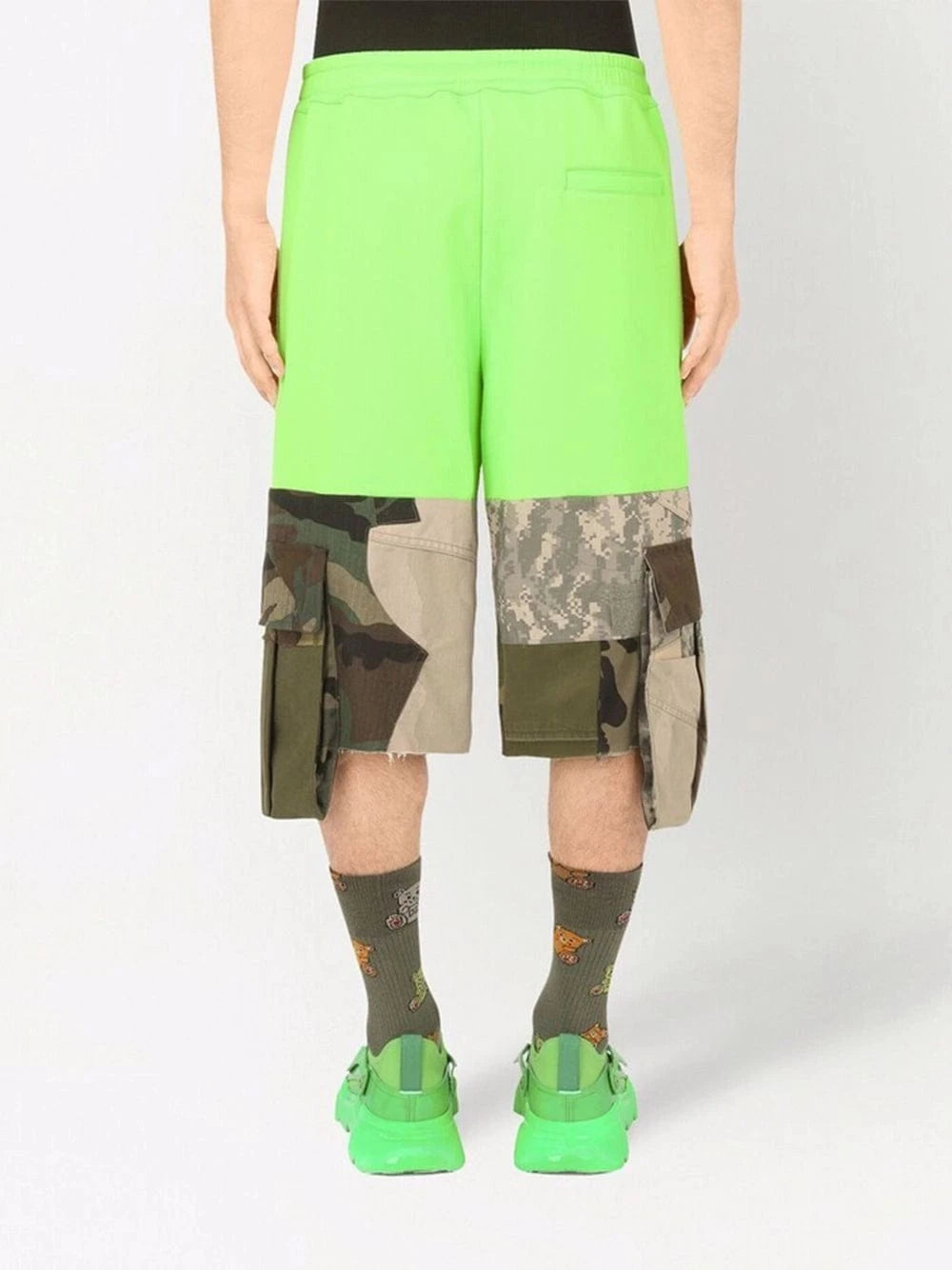 Dolce & Gabbana Camouflage-Print Cargo Shorts