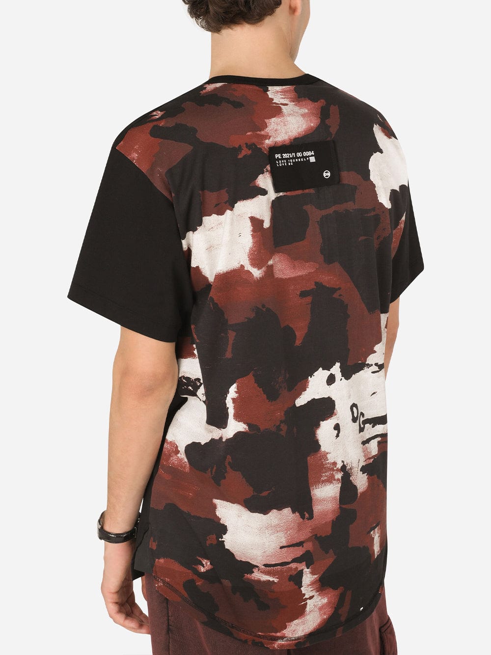 Dolce & Gabbana Camouflage-Print Cotton T-Shirt