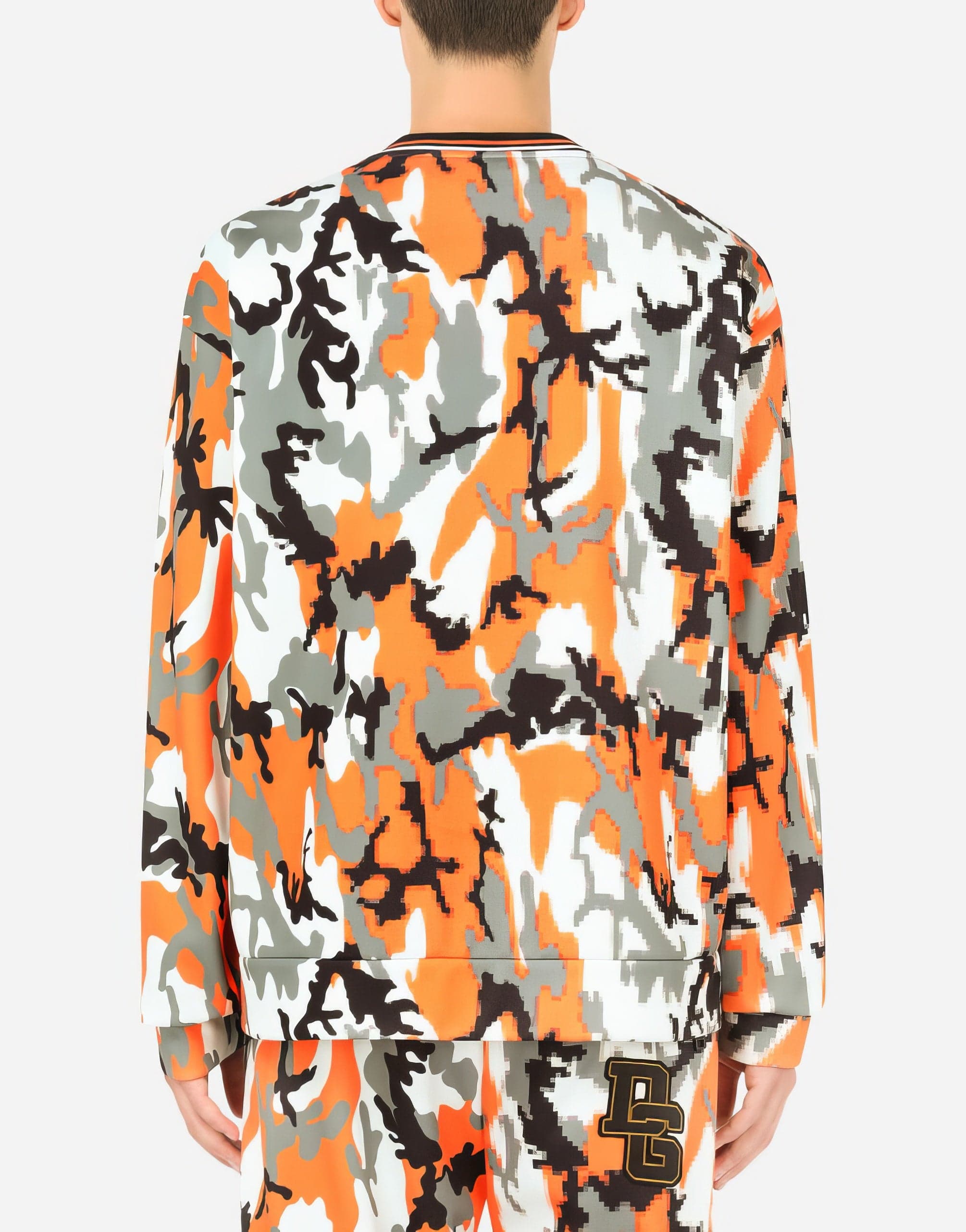 Dolce & Gabbana Camouflage-Print Logo Sweatshirt