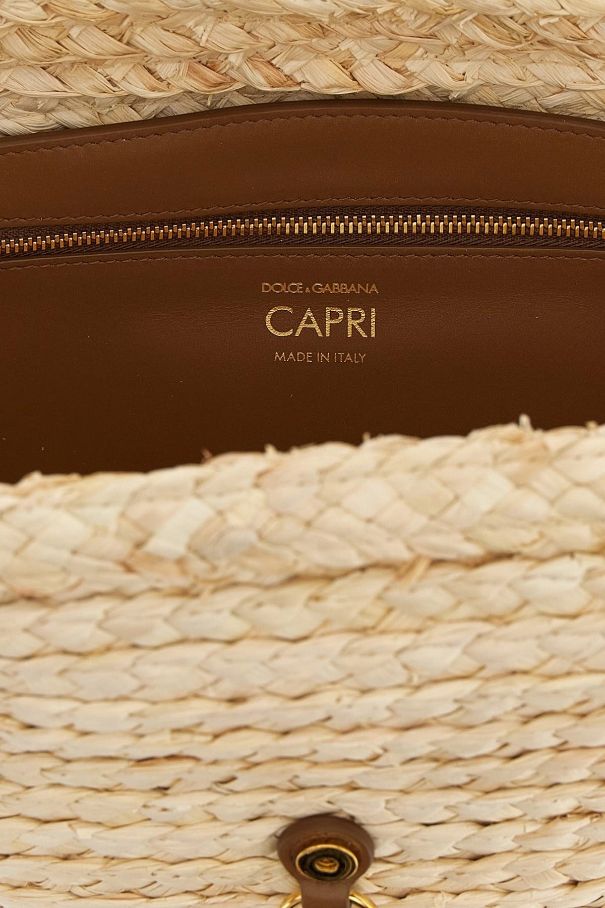 Dolce & Gabbana カプリ 編み込み ショルダーバッグ | Sendegaro JP