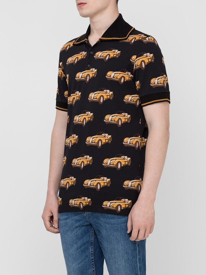 Dolce & Gabbana Multi Car Printed Poplin Shirt