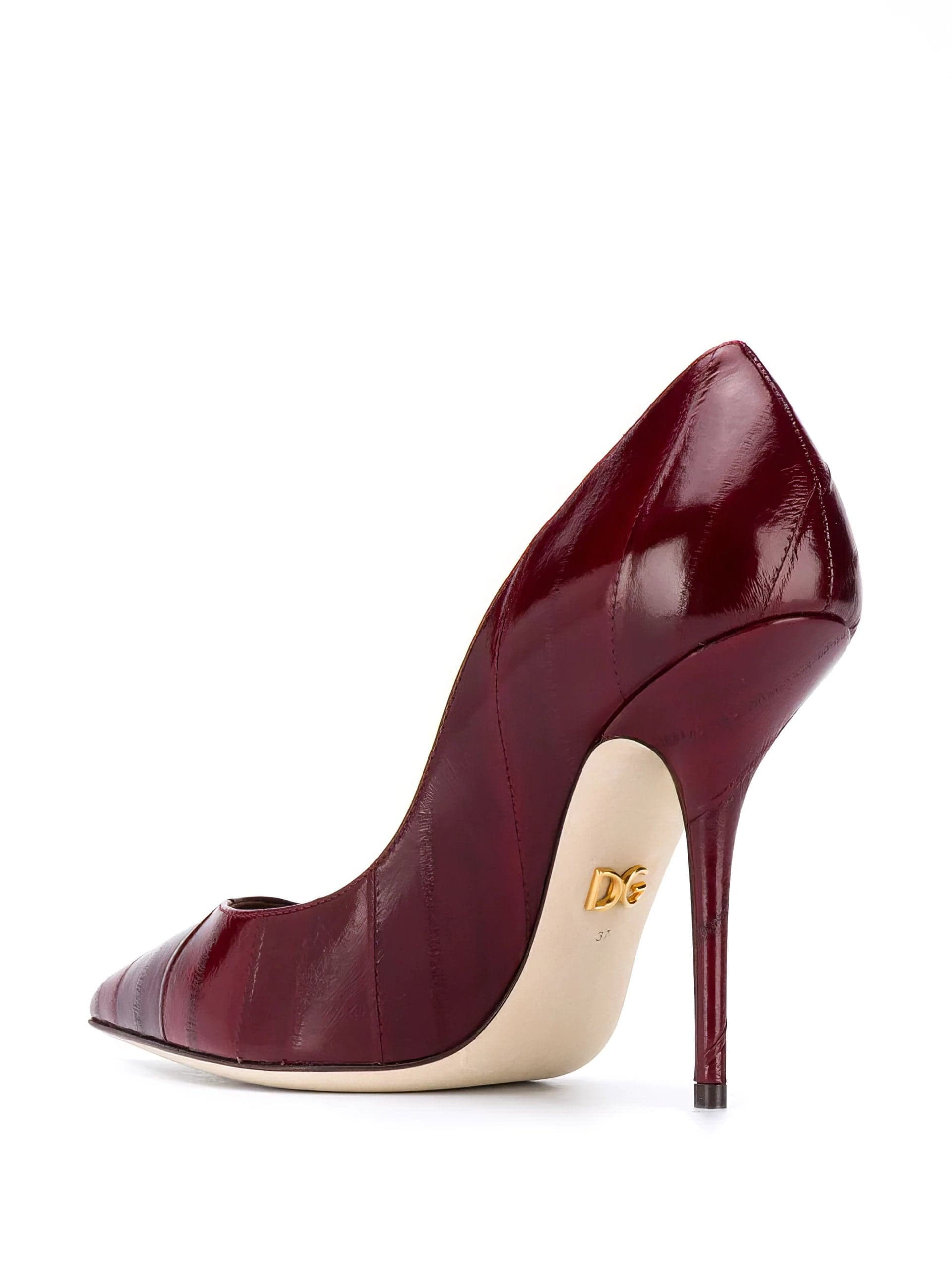 Dolce & Gabbana Cardinal Leather Pumps