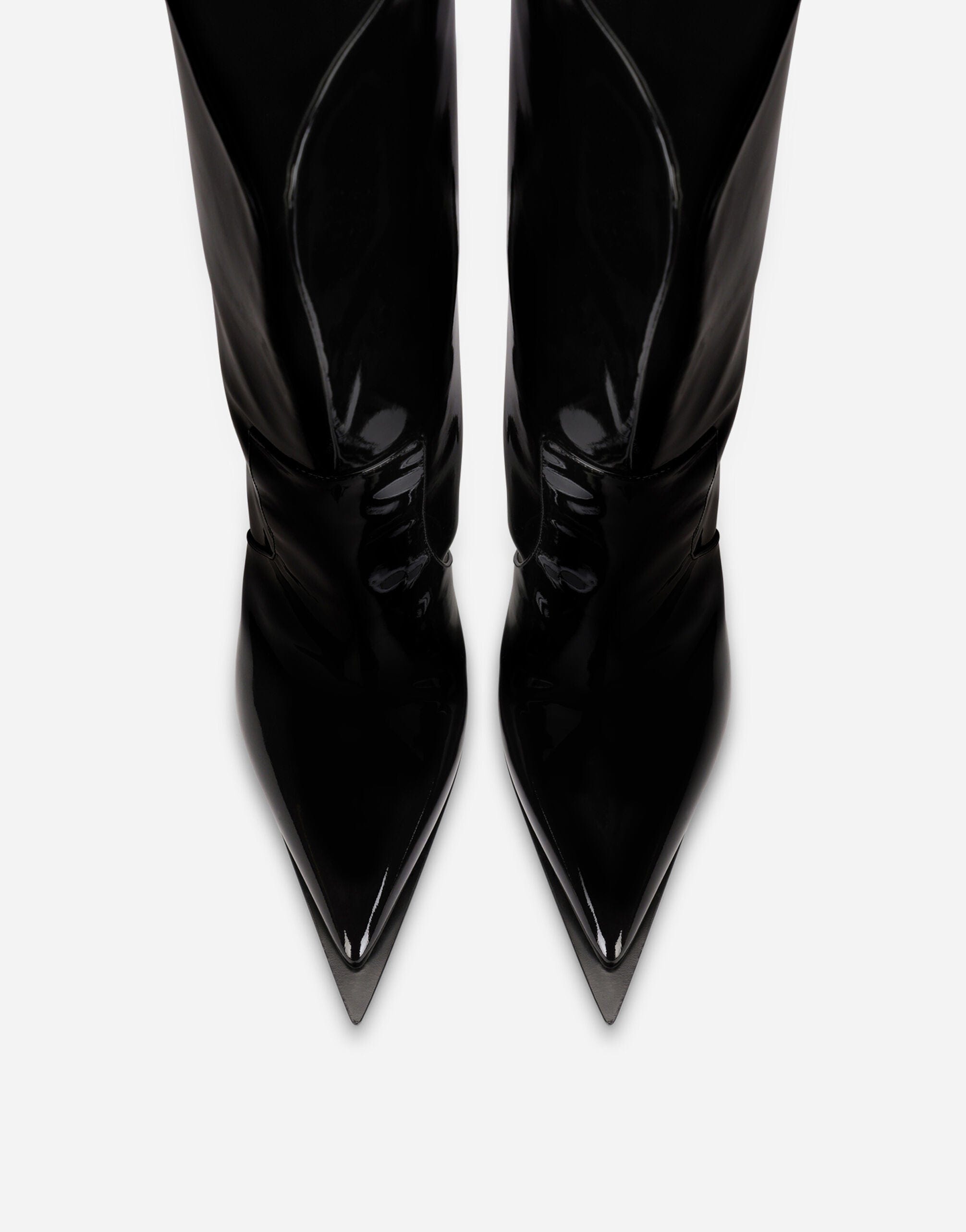 Dolce & Gabbana Cardinale 105mm Front-Slit Boots