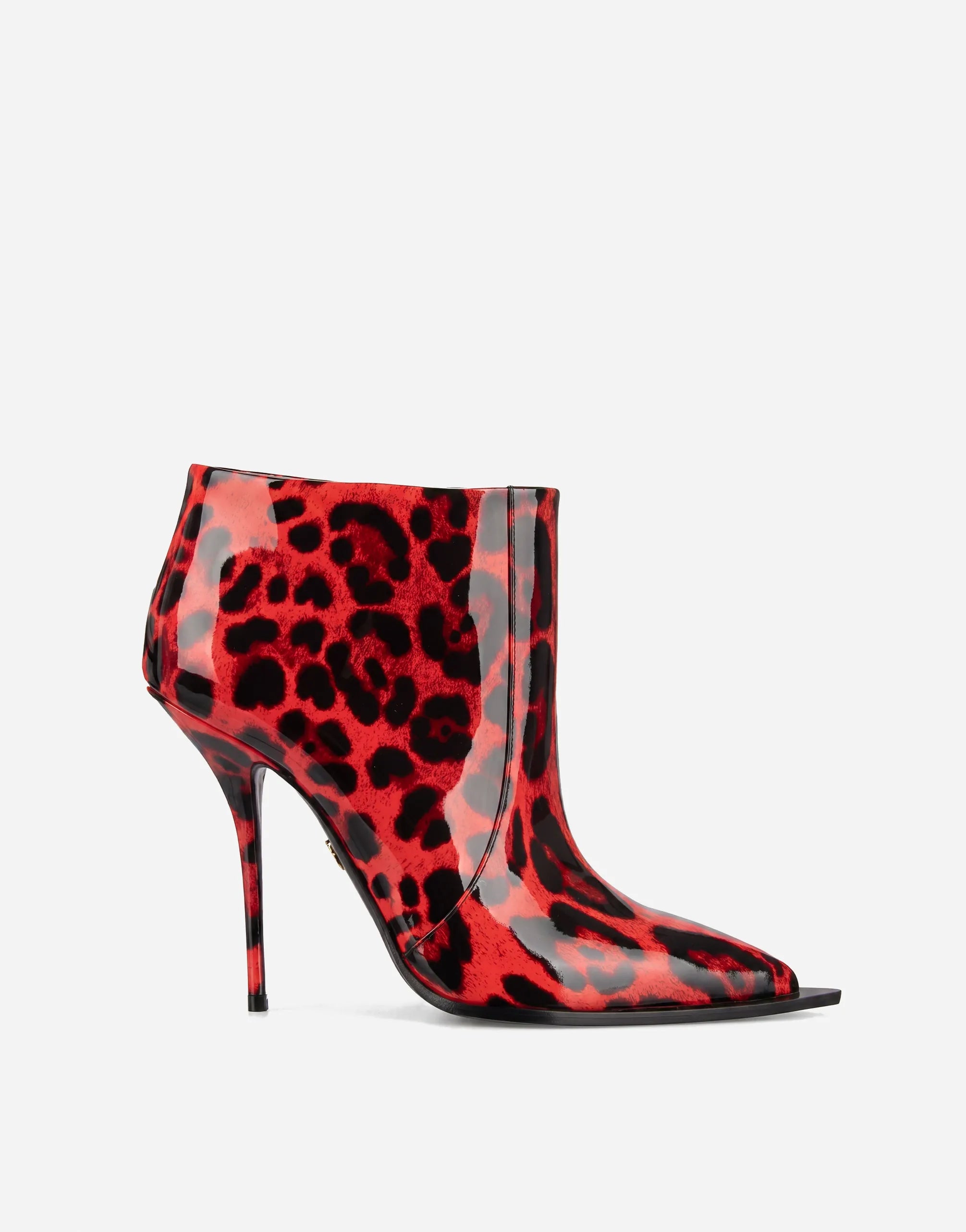 Dolce & Gabbana Dolce & Gabbana Cardinale Leopard Print Ankle Boots