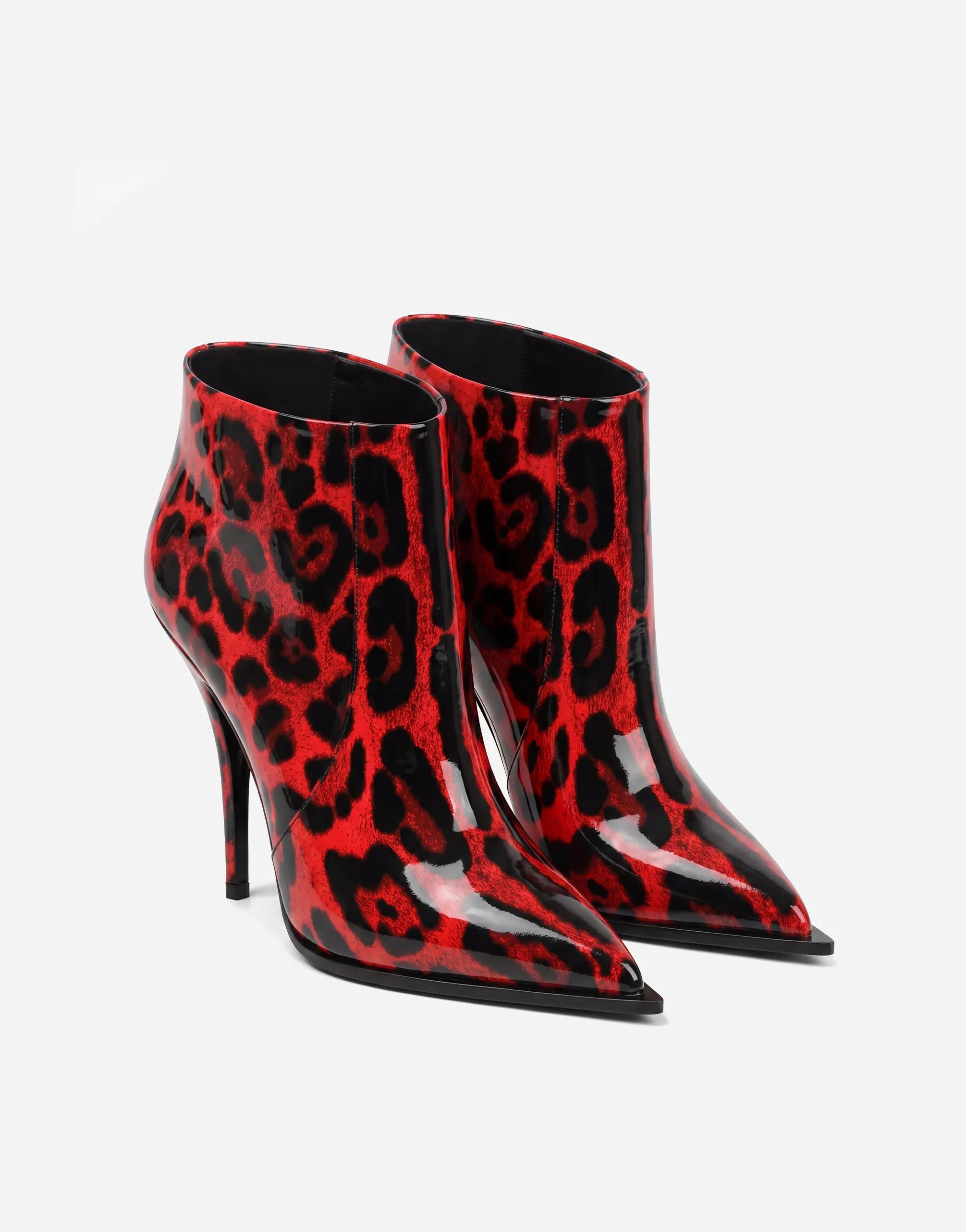 Dolce & Gabbana Cardinale Botas de cano curto com estampa de leopardo - alternate view
