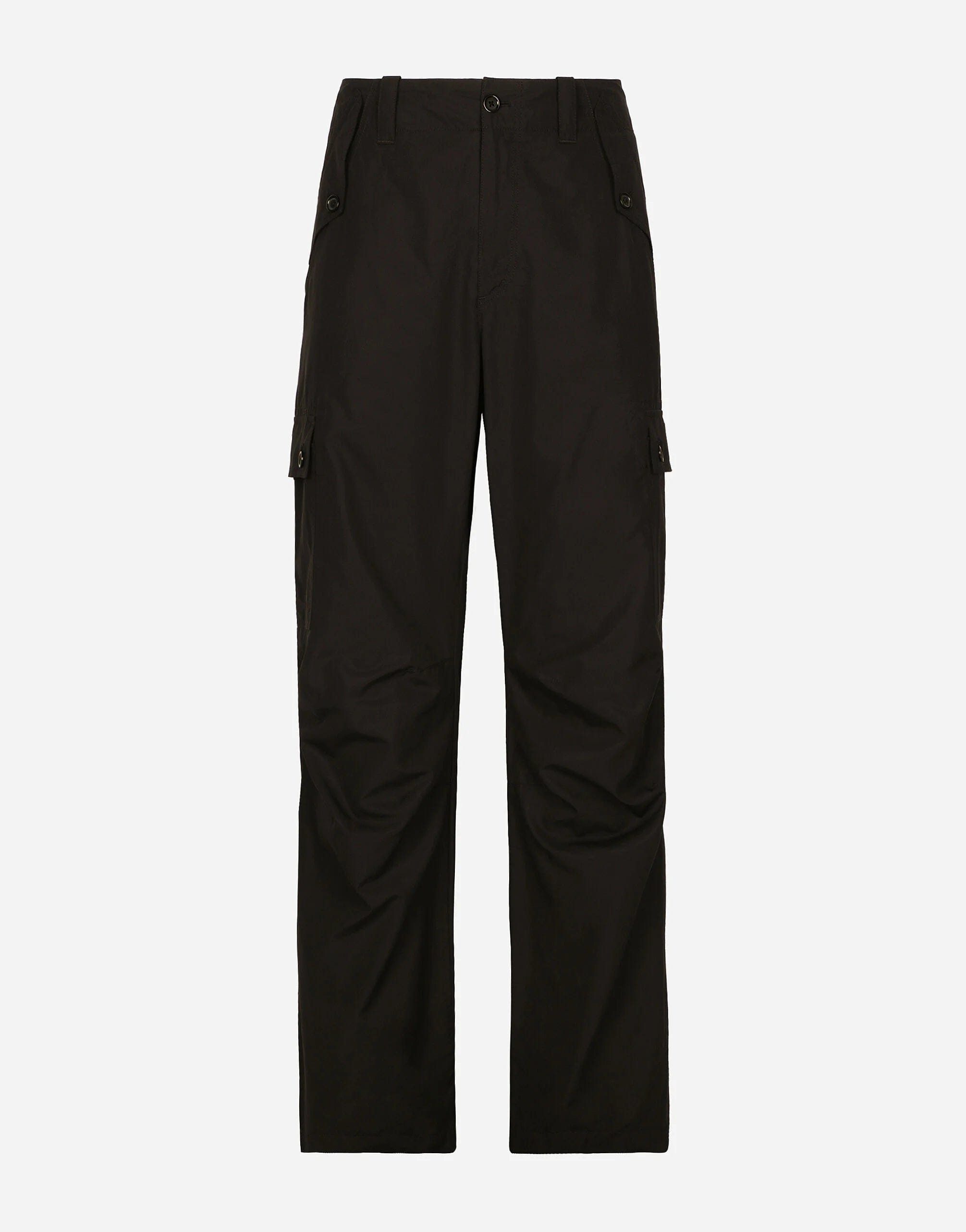 Dolce & Gabbana Cargo Pants With Plaque-Logo