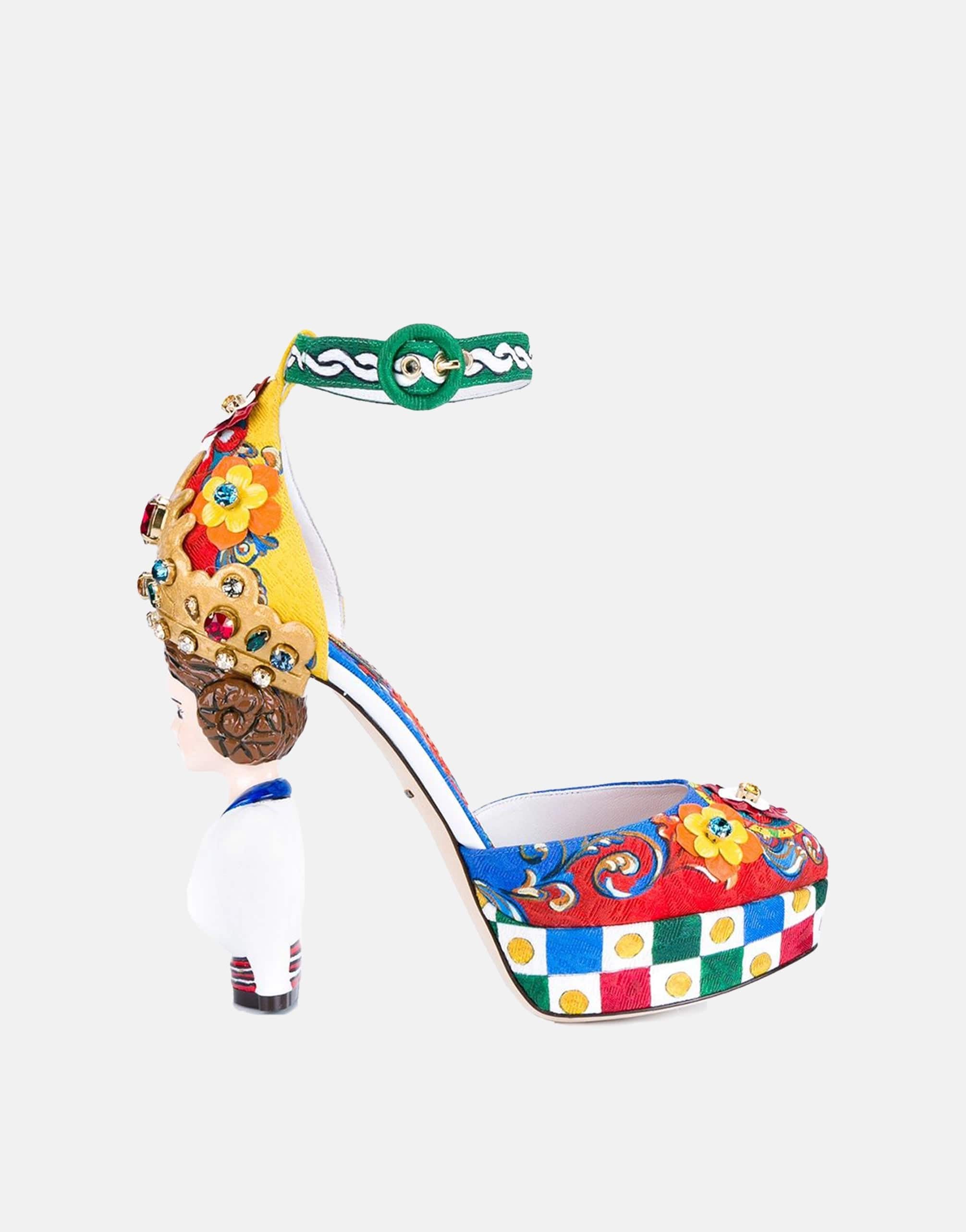 Dolce & Gabbana Carretto Siciliano Print Pumps