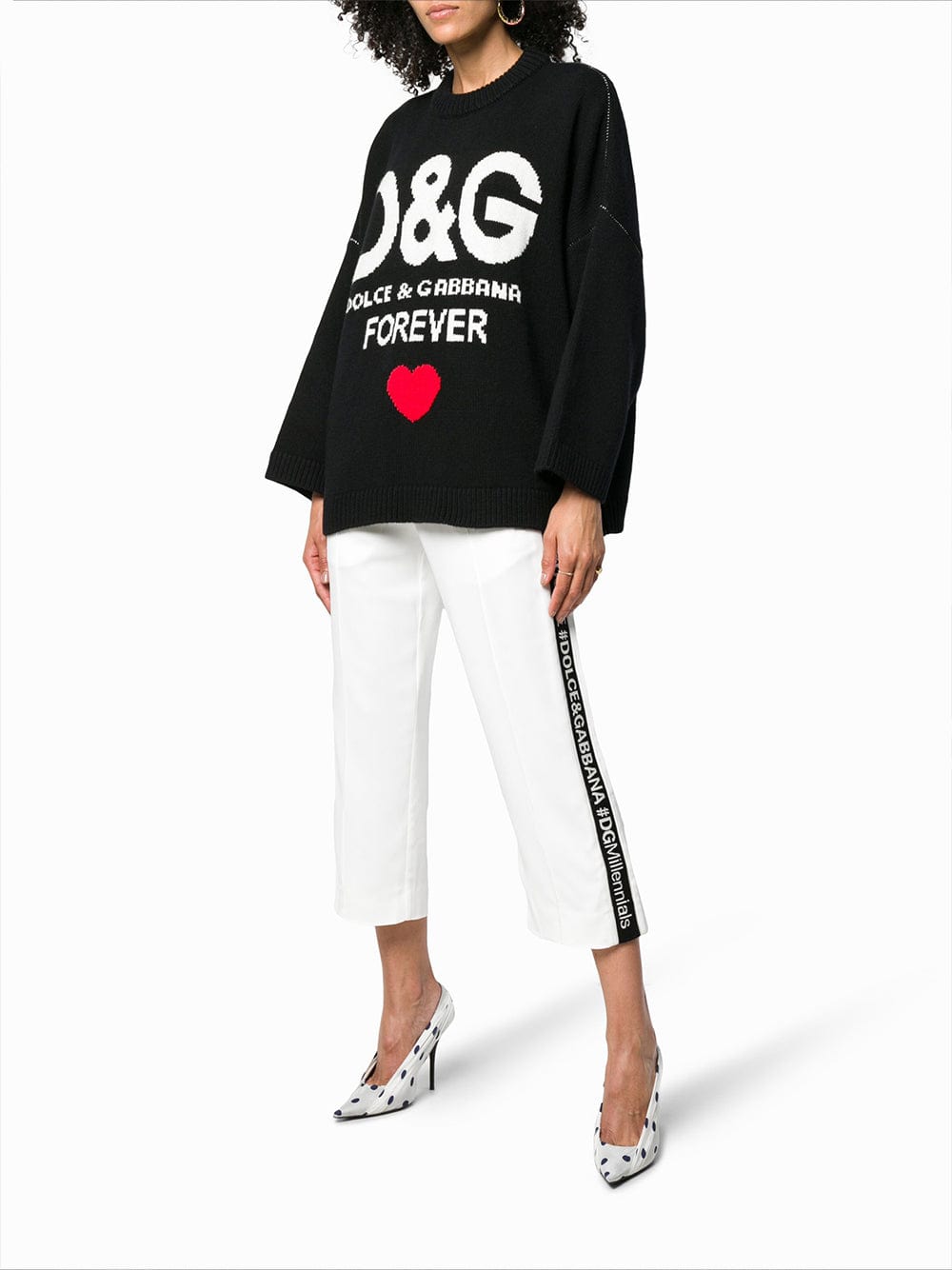 galop amme pille Dolce & Gabbana Cashmere D&G Forever Sweater