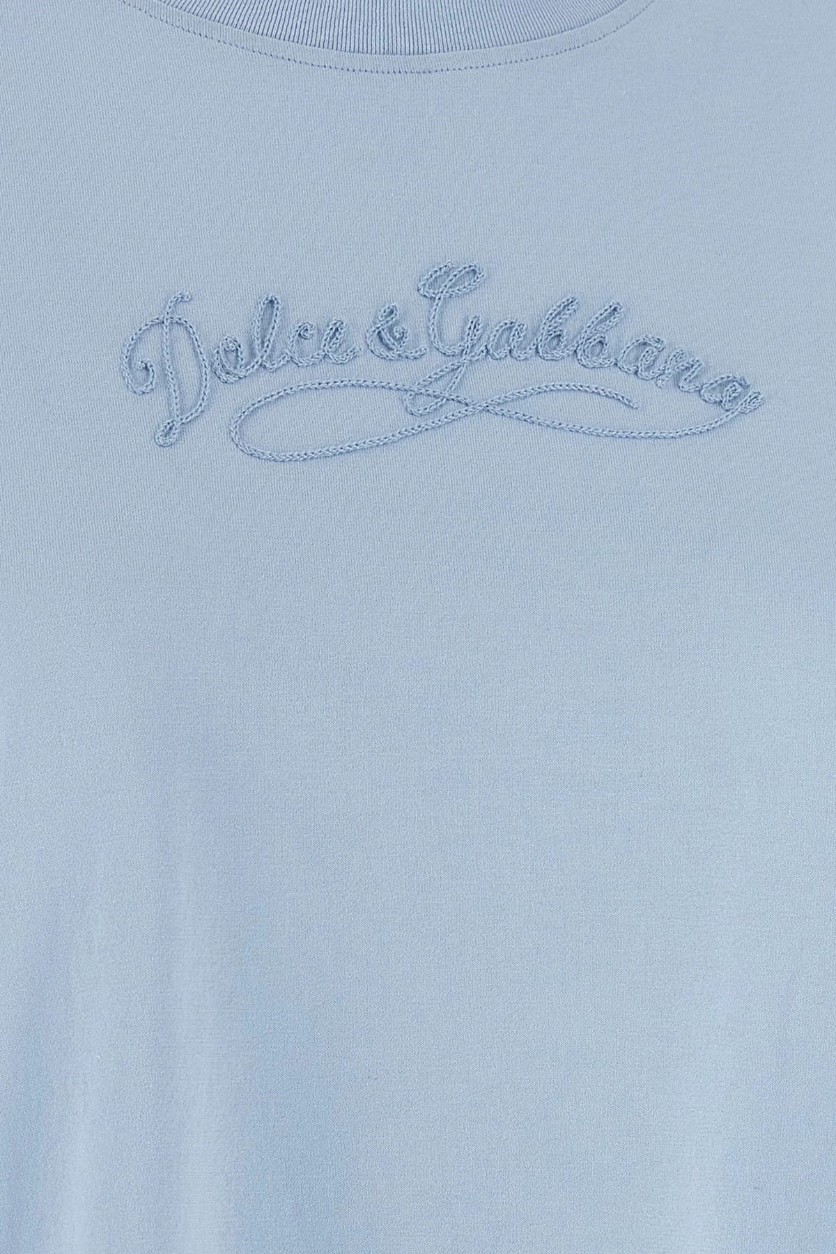 Dolce & Gabbana Dolce & Gabbana Chain Embroidery T-Shirt