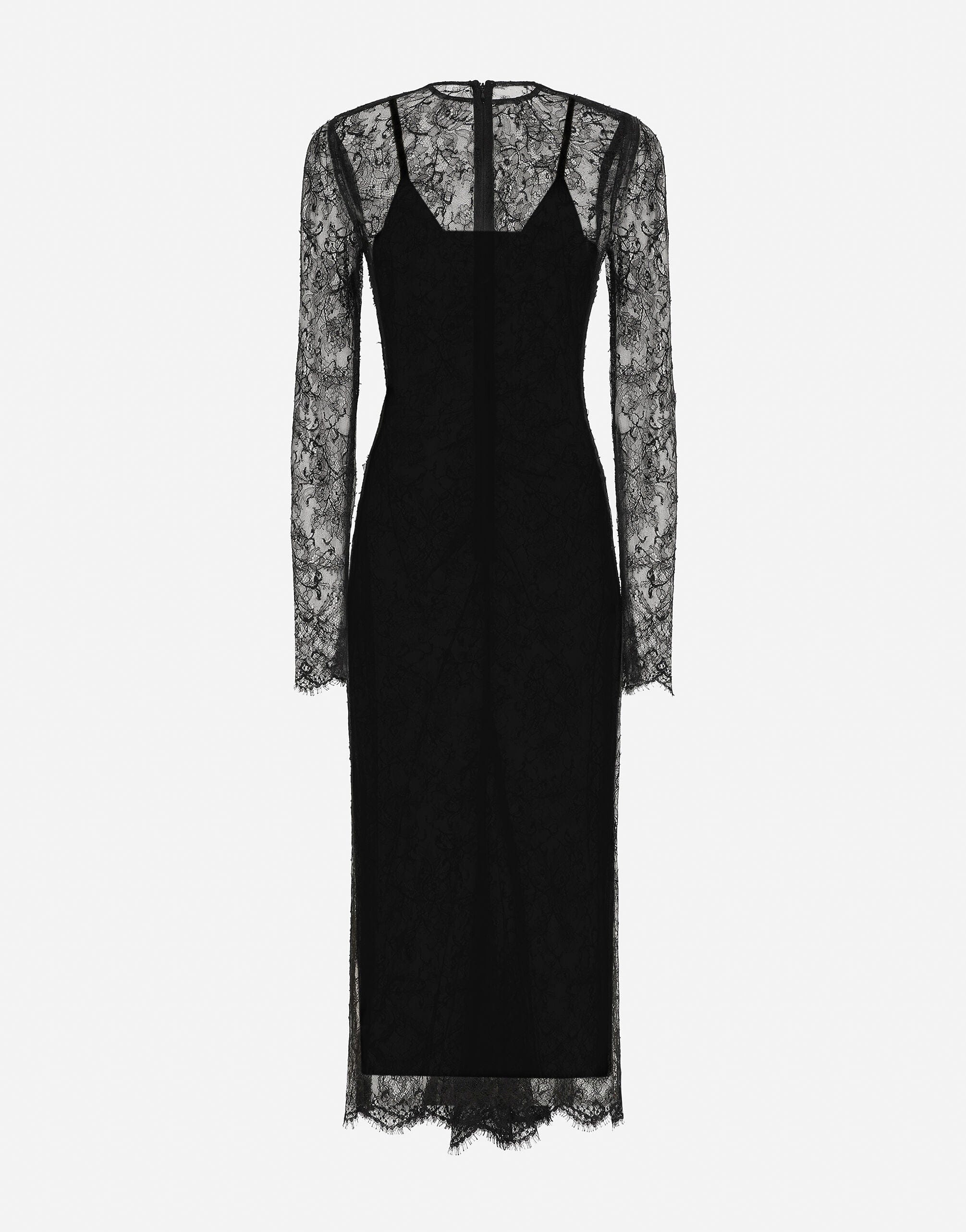 Dolce & Gabbana Chantilly Lace Coupé Dress