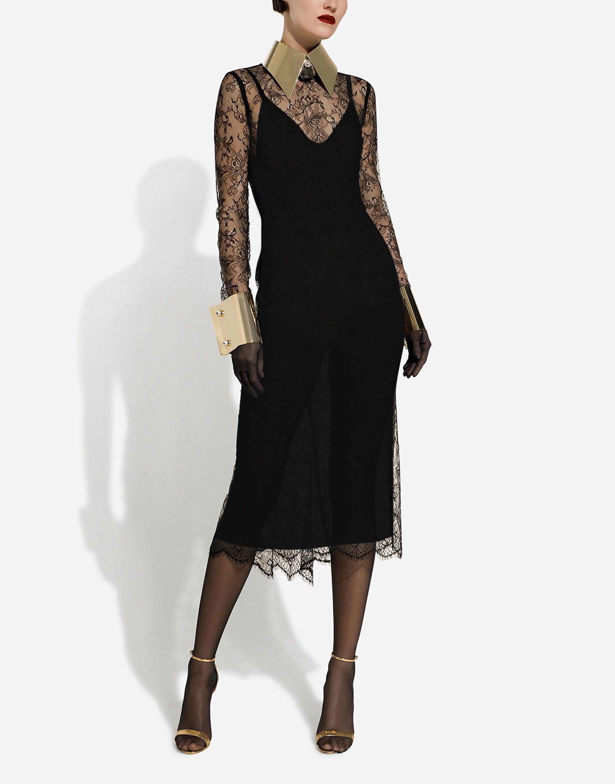 Dolce & Gabbana Chantilly Lace Coupé Dress