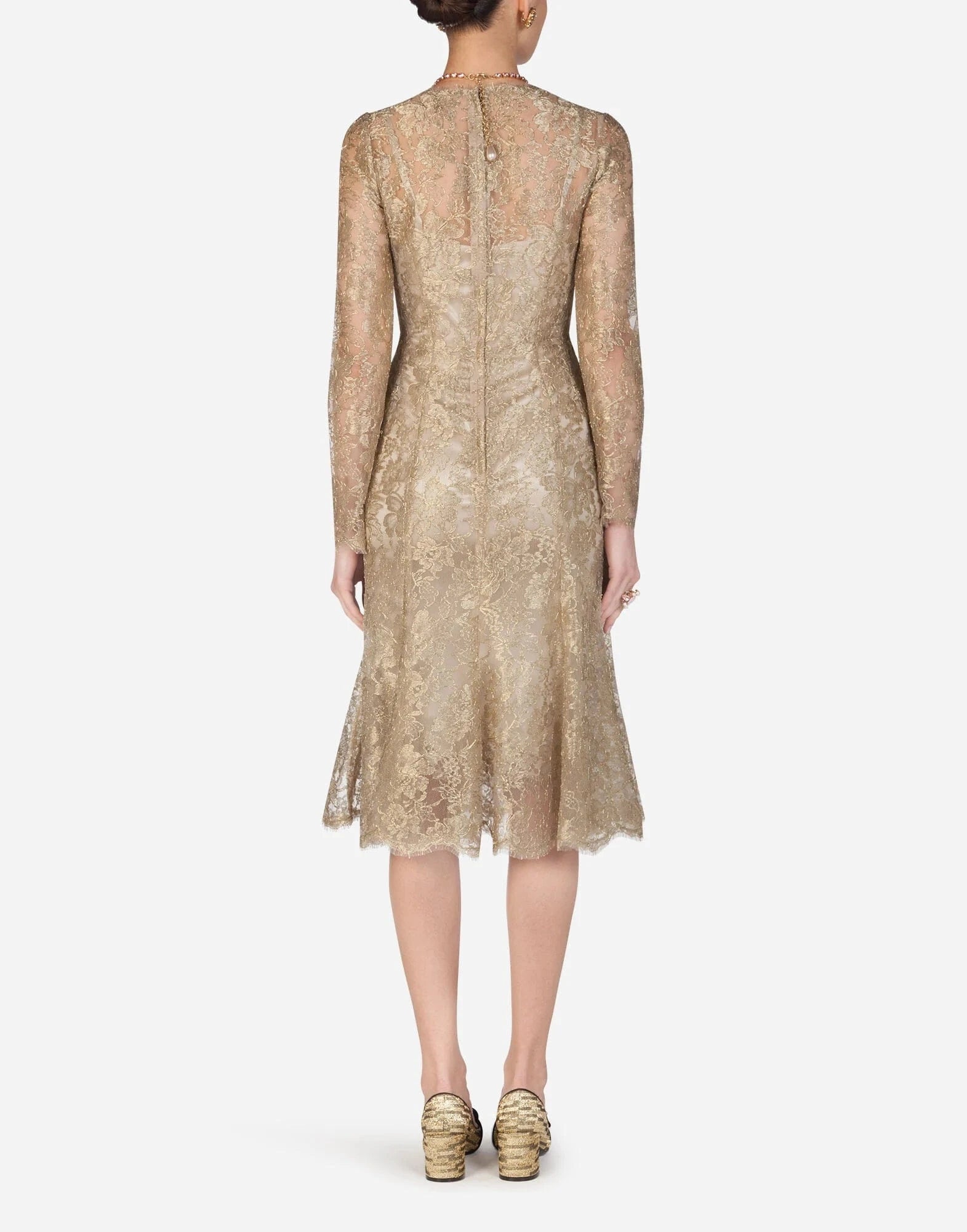 Dolce & Gabbana シャンティリーラメレースドレス | Sendegaro US Dolce & Gabbana シャンティリーラメレースドレス | Sendegaro US