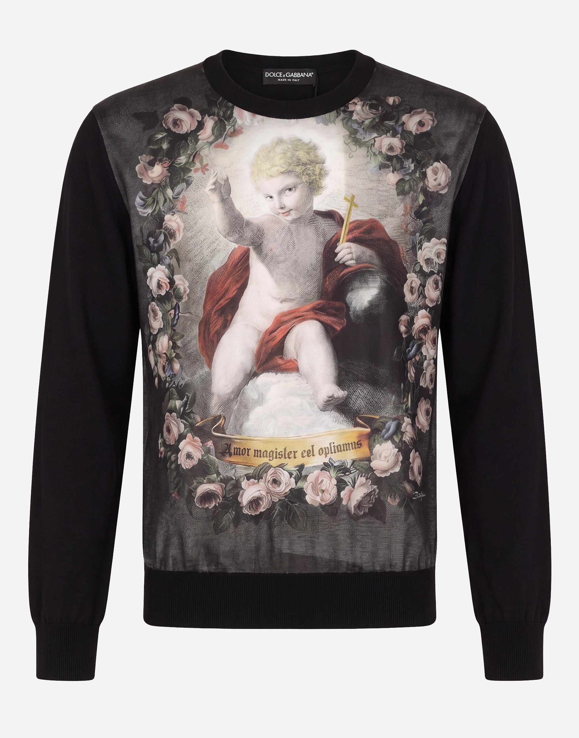 Suéter com estampa Cherub Dolce & Gabbana