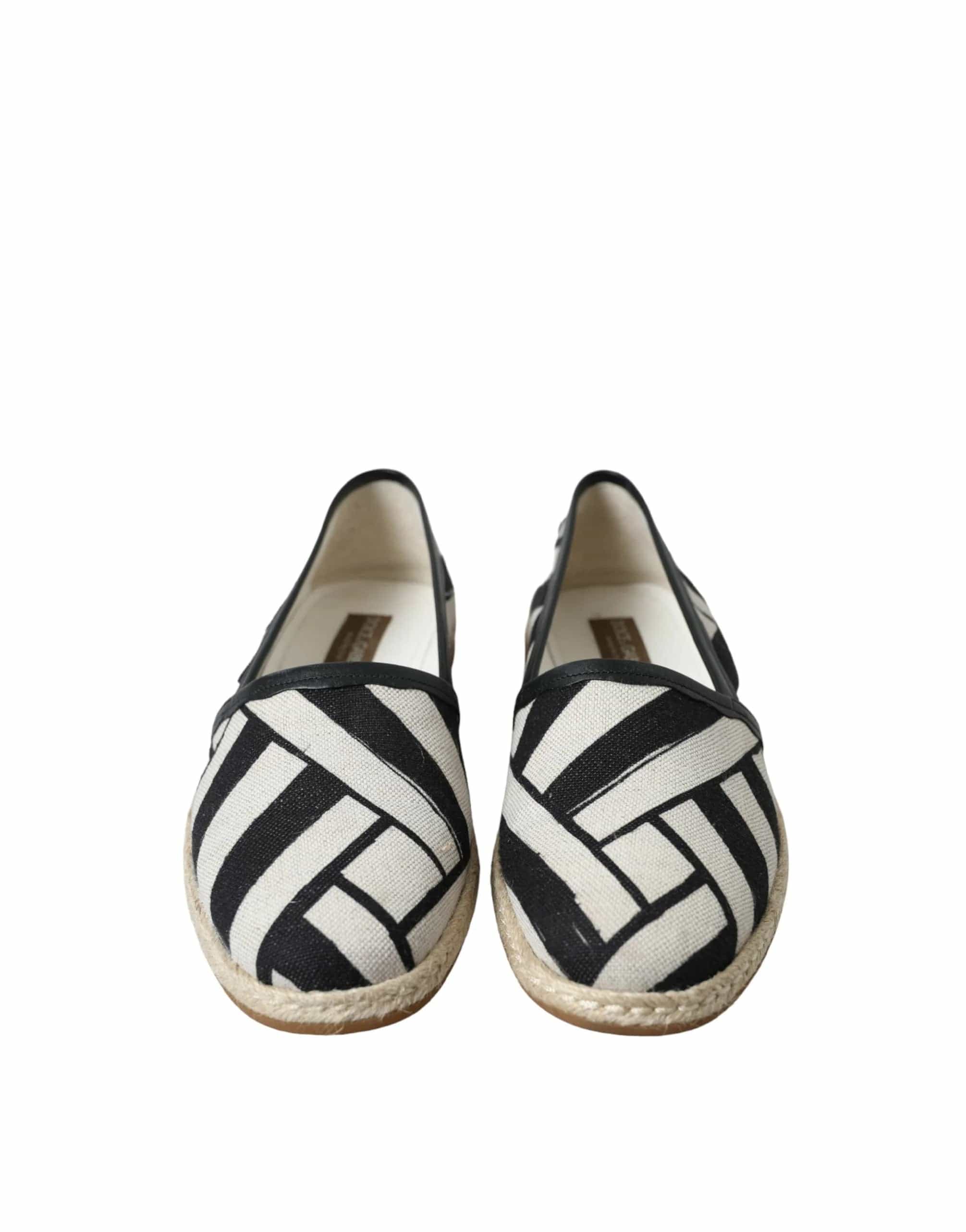 Dolce & Gabbana Chic Striped Espadrilles