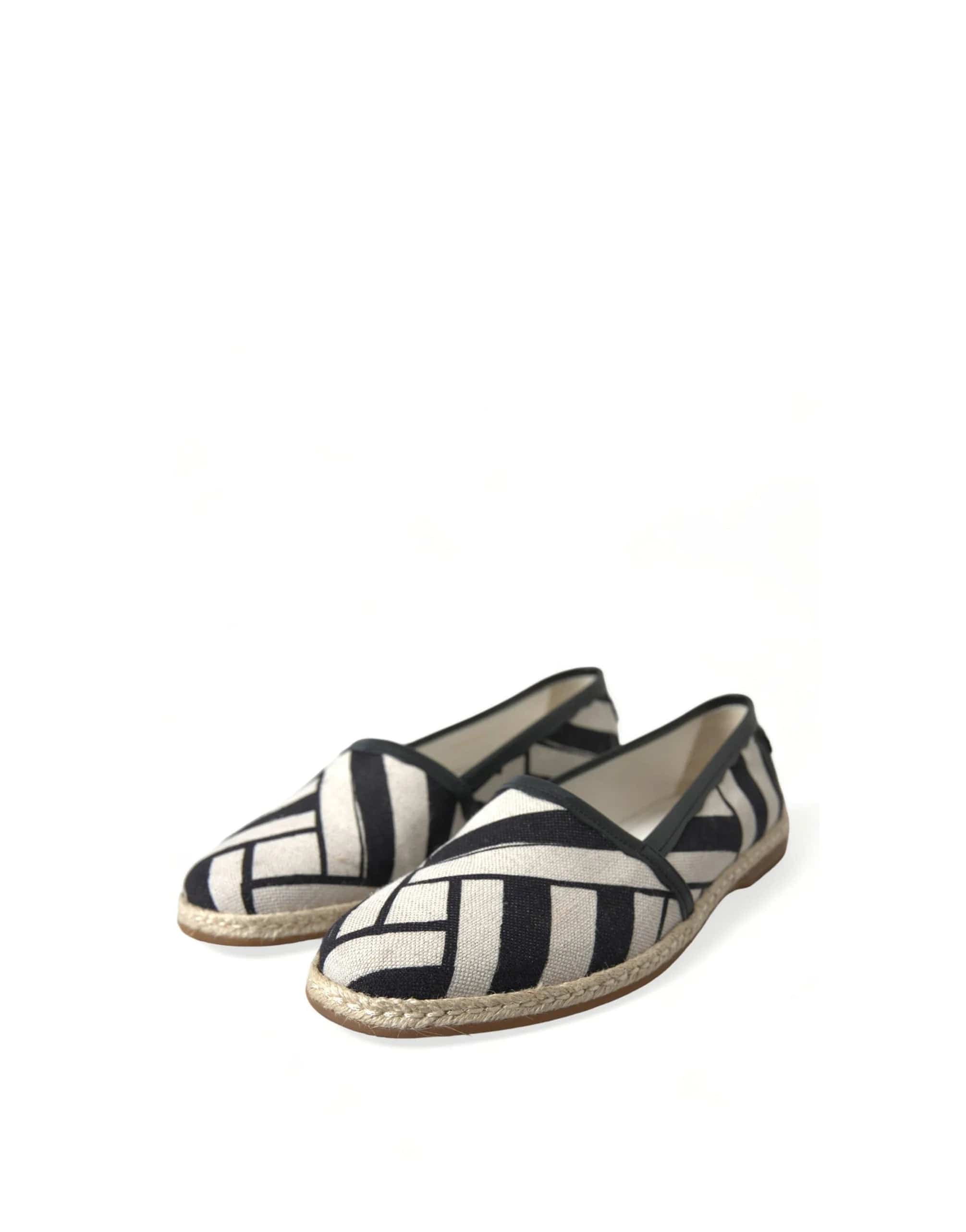 Dolce & Gabbana Chic Striped Espadrilles