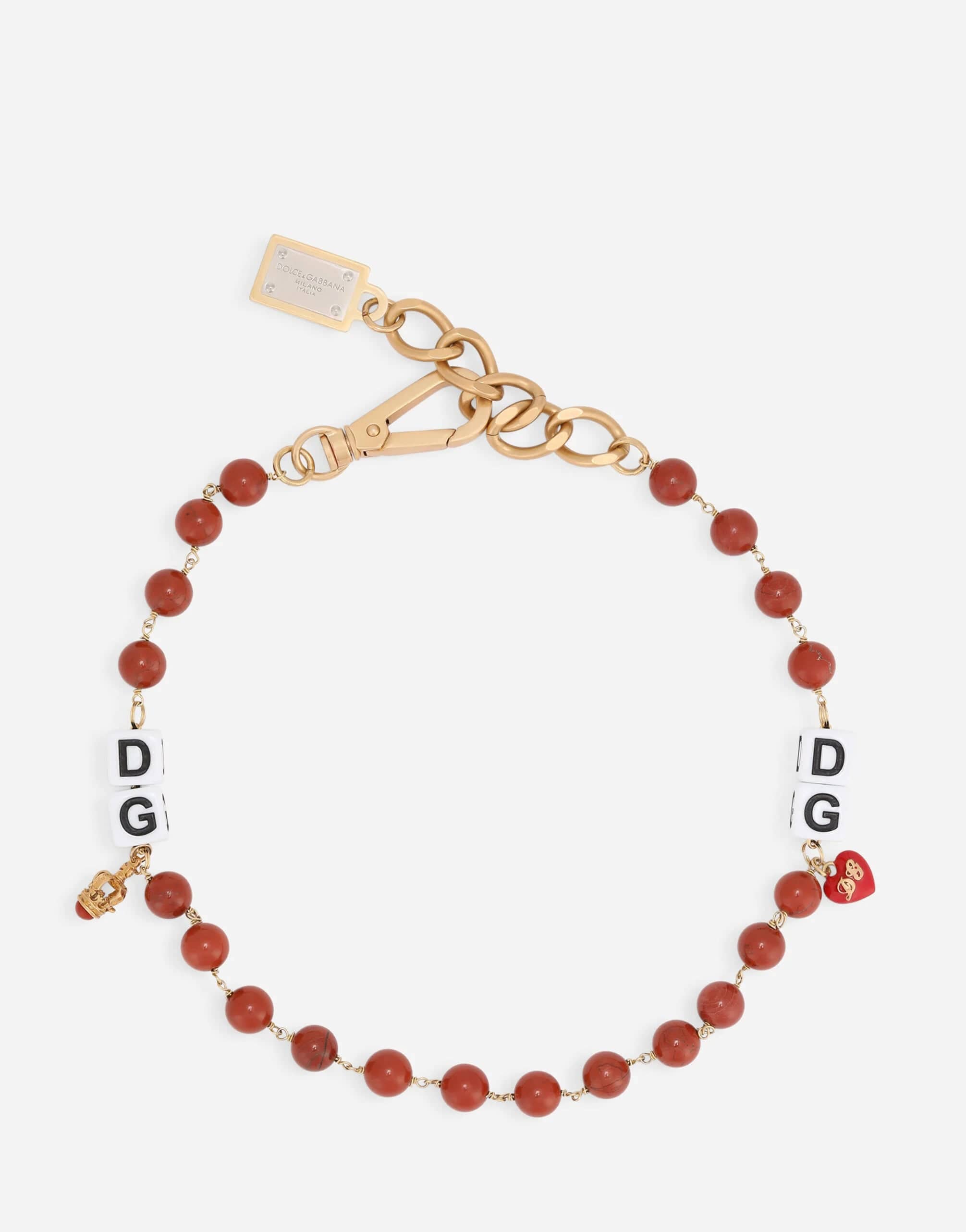 Dolce & Gabbana Choker With DG Logo Dice