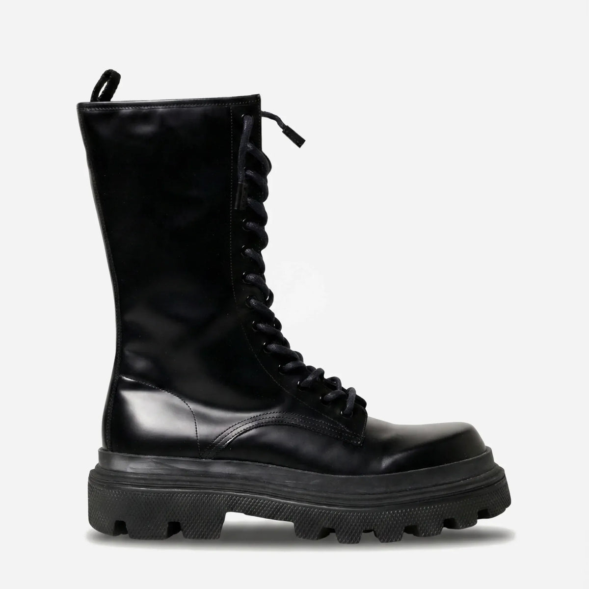 Archive DOLCE&GABBANA ワークブーツ ブラック 27.5 Dolce & Gabbana Chunky Platform Lace-Up Boots | Sendegaro