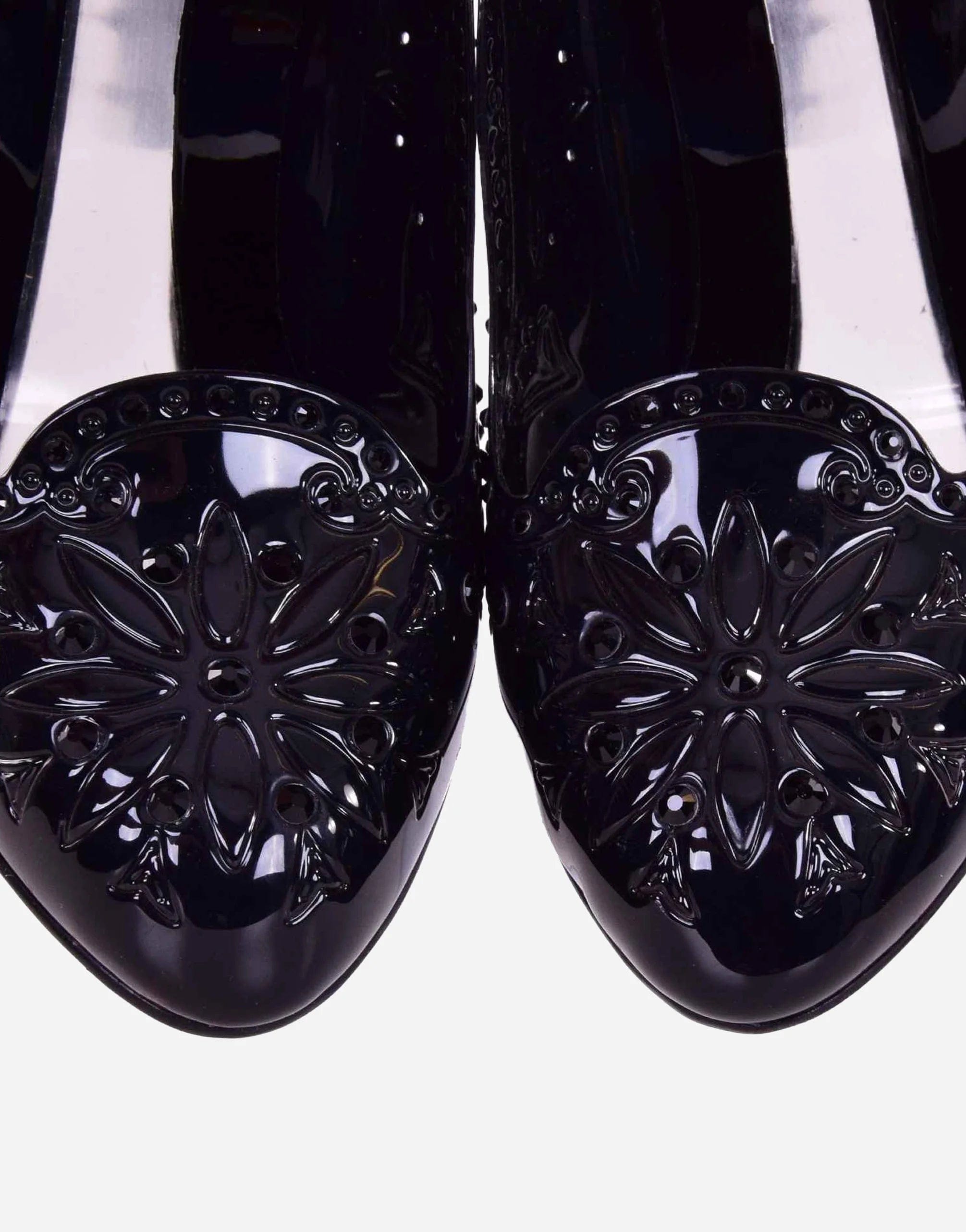 Dolce Gabbana Crystal Embellished Cinderella Pumps Sendegaro