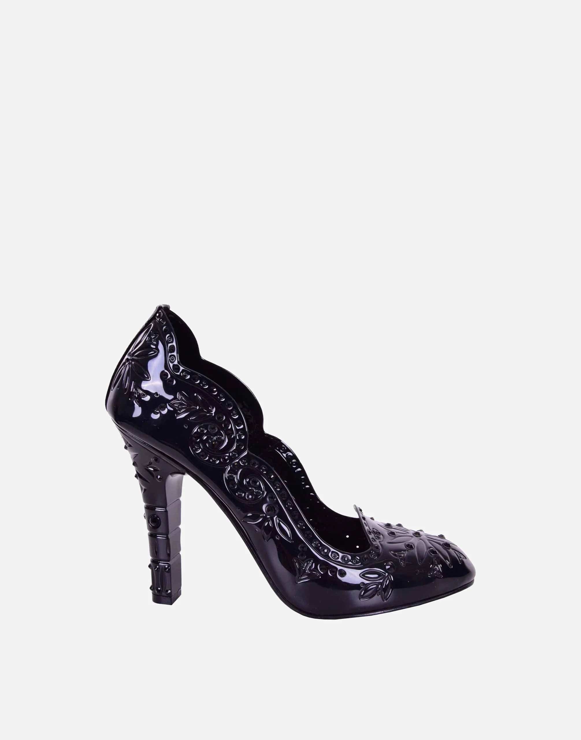 Dolce Gabbana Crystal Embellished Cinderella Pumps Sendegaro