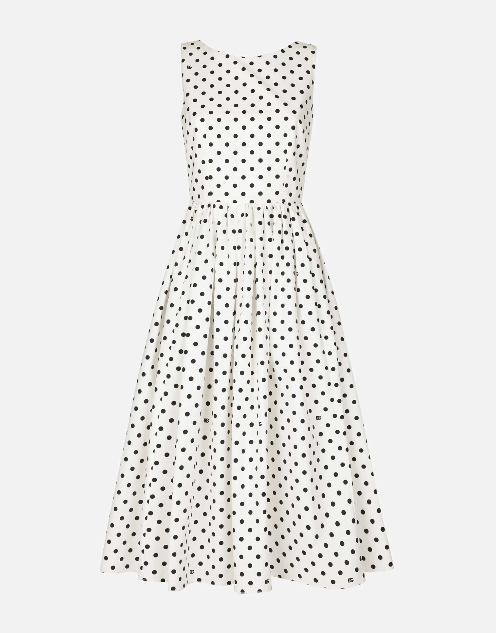 Dolce & Gabbana Circle Dress With Polka-Dot Print