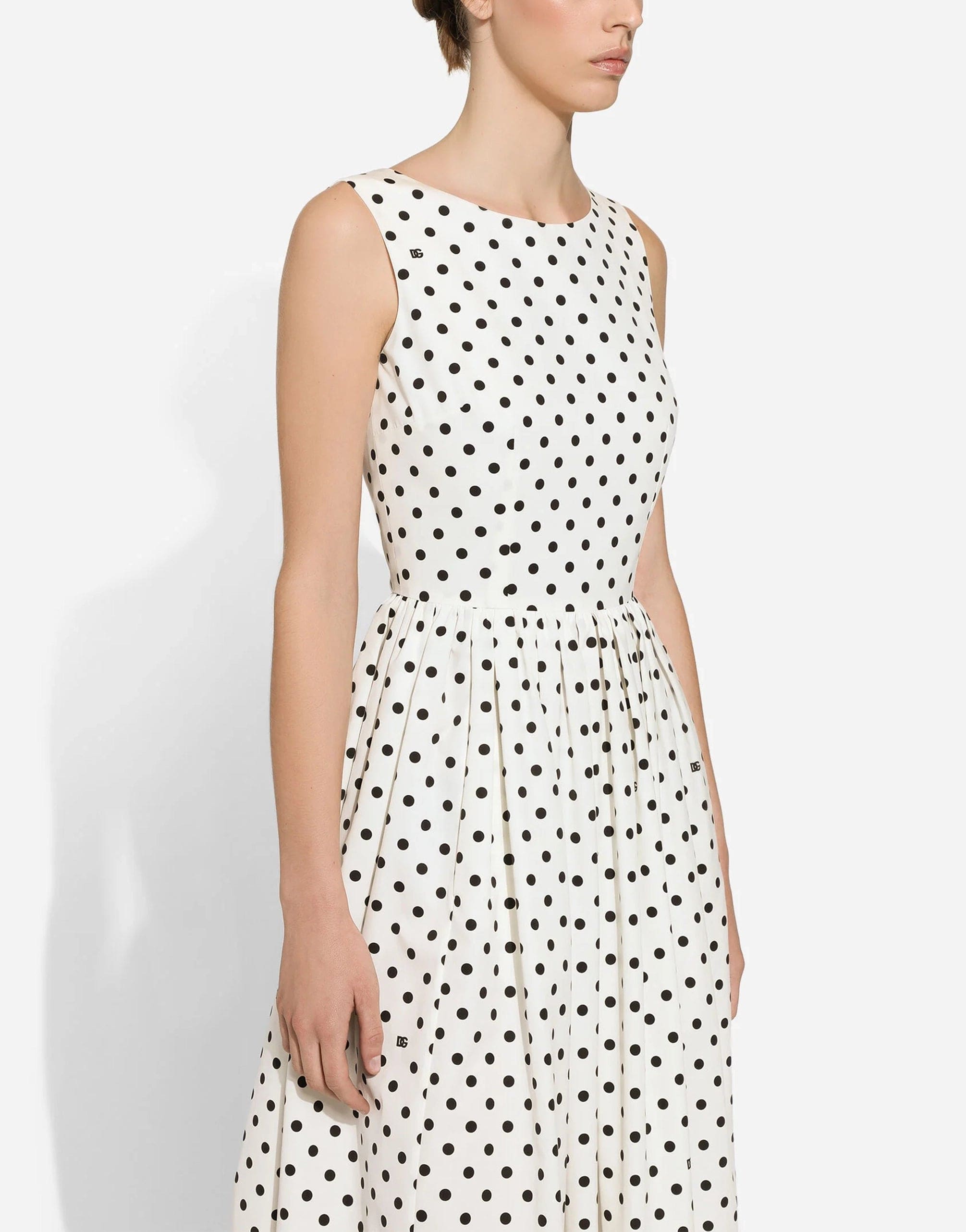 Dolce & Gabbana Circle Dress With Polka-Dot Print