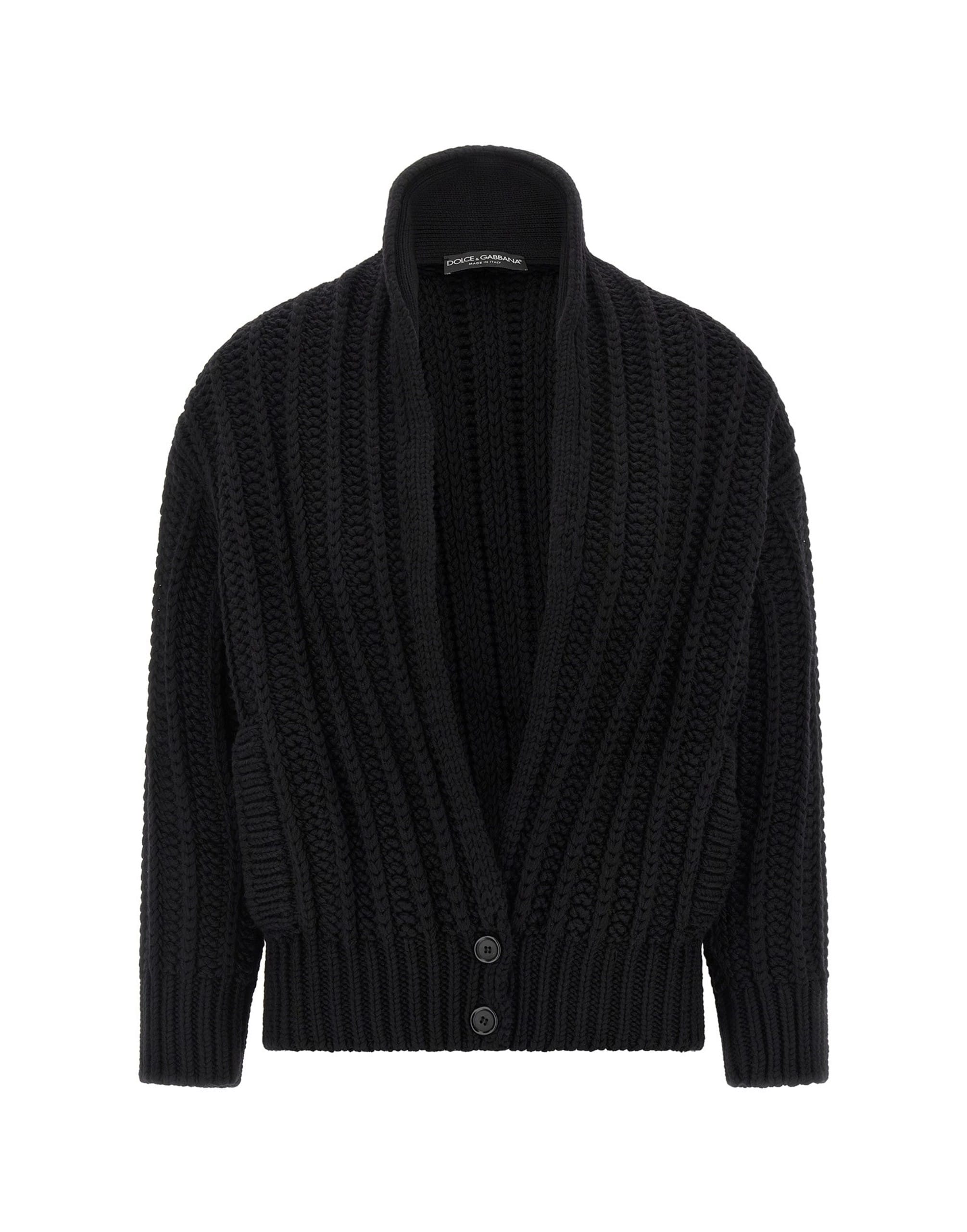 Dolce & Gabbana Dolce & Gabbana Coarse Wool Cardigan