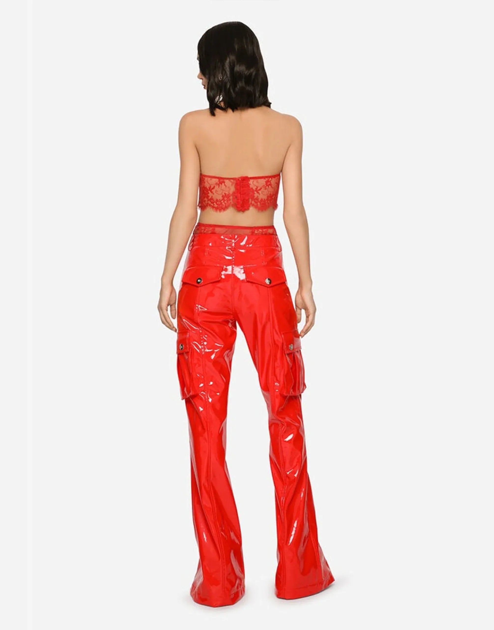 Dolce & Gabbana Coated Fabric Cargo Pants