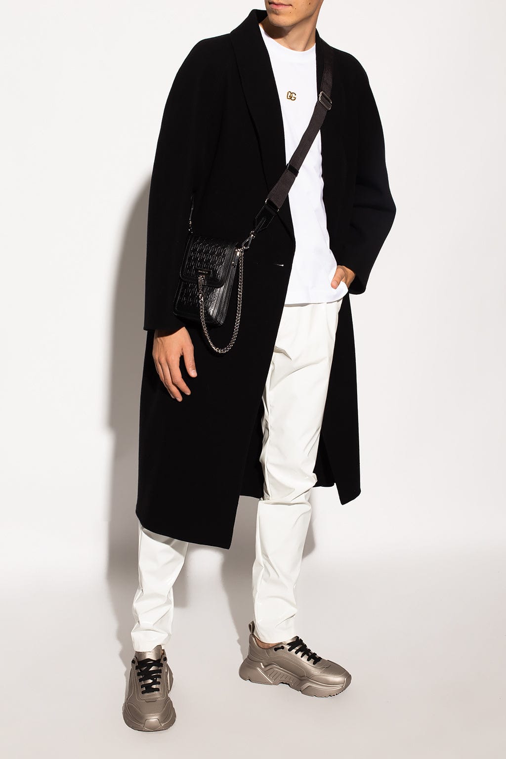 Dolce & Gabbana Coated Fabric Trousers