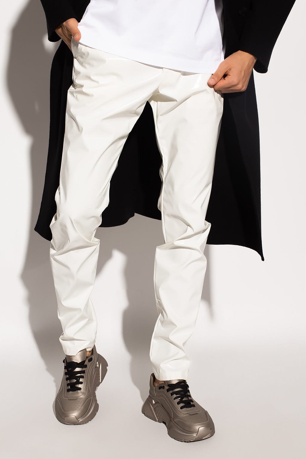Dolce & Gabbana Coated Fabric Trousers