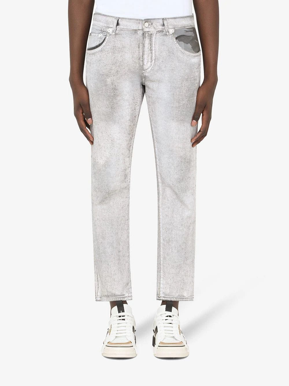 Dolce & Gabbana Coated Skinny Jeans