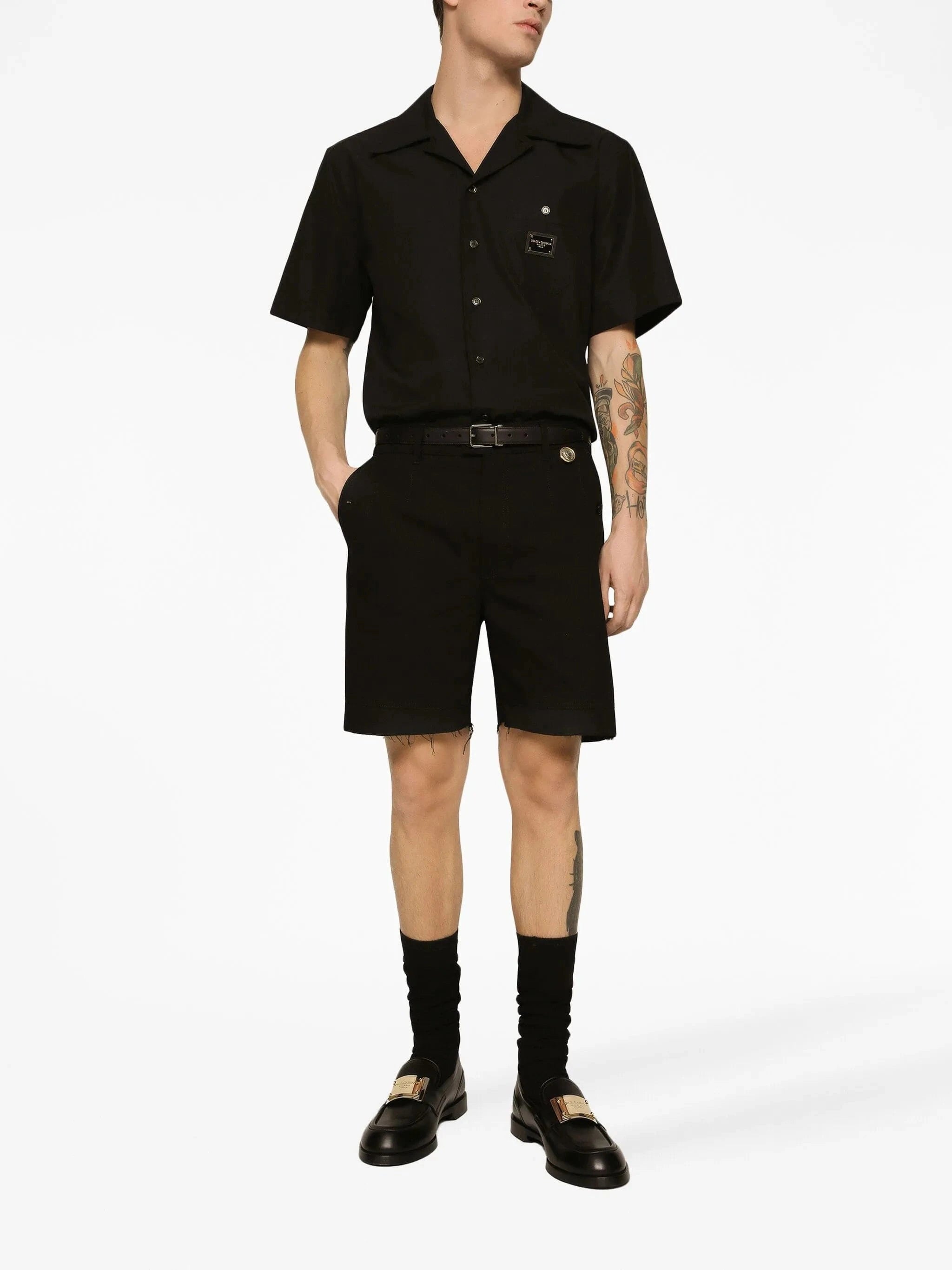 Dolce & Gabbana Coin Detail Bermuda Shorts