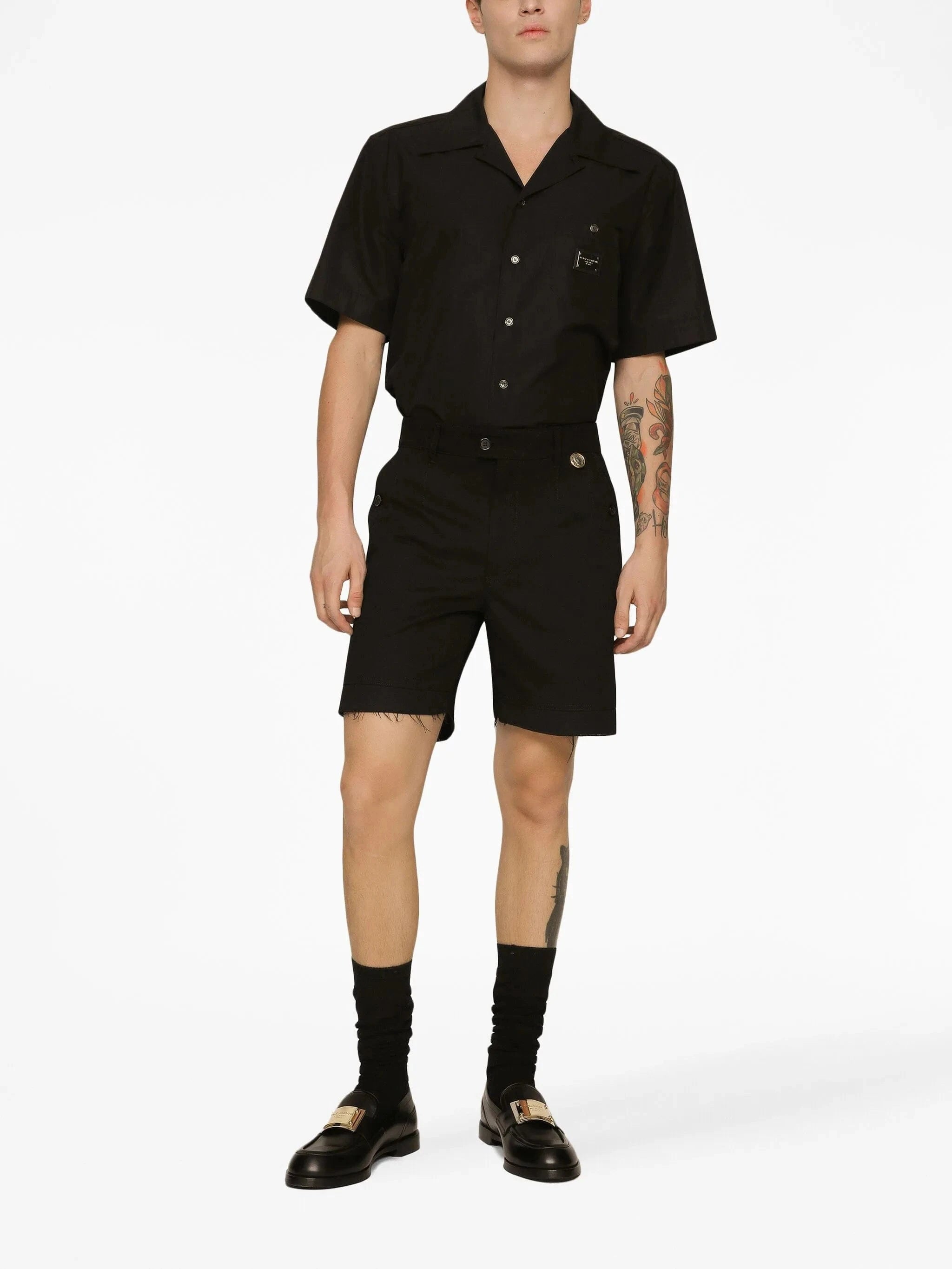 Dolce & Gabbana Coin Detail Bermuda Shorts