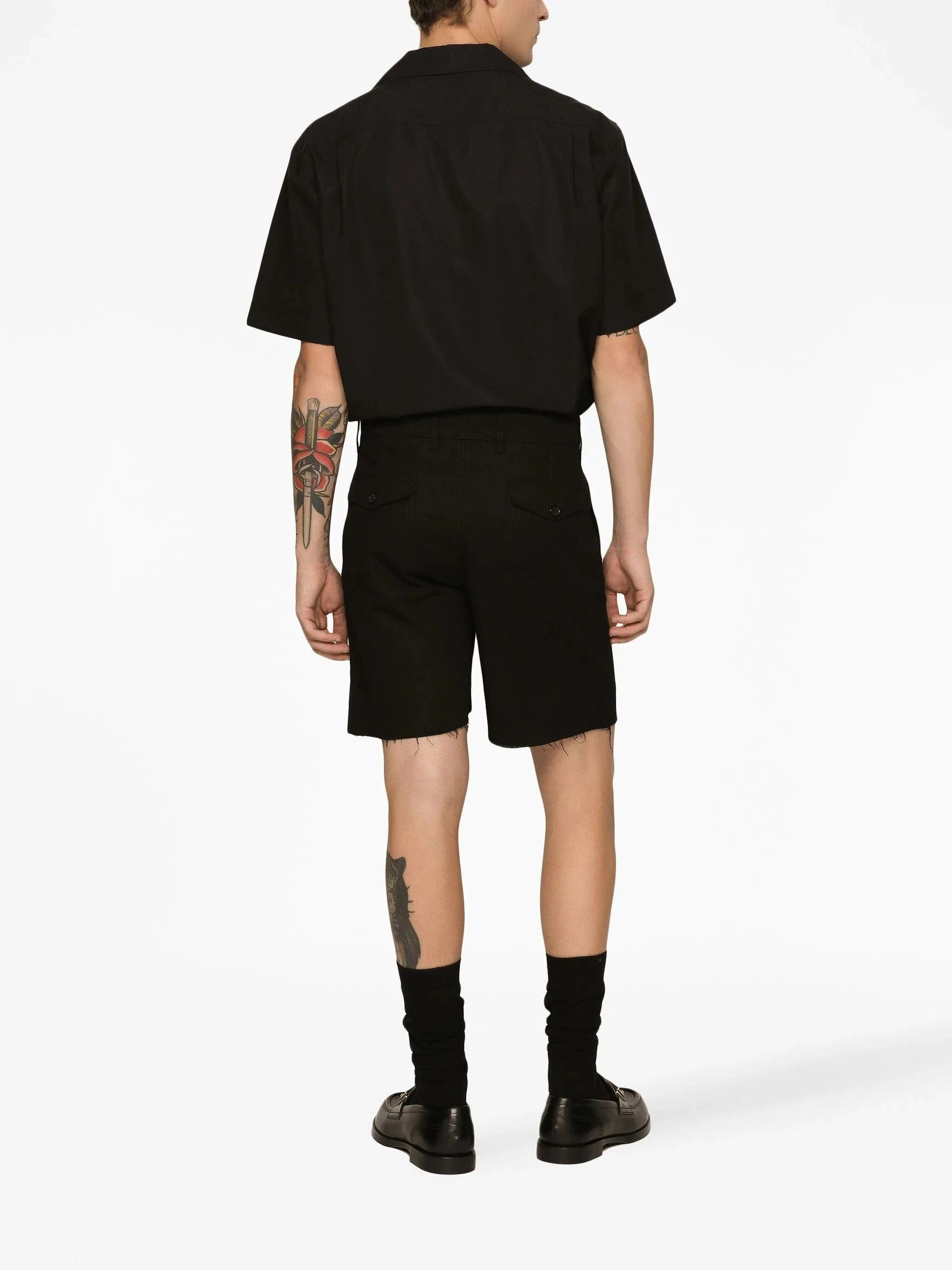 Dolce & Gabbana Coin Detail Bermuda Shorts