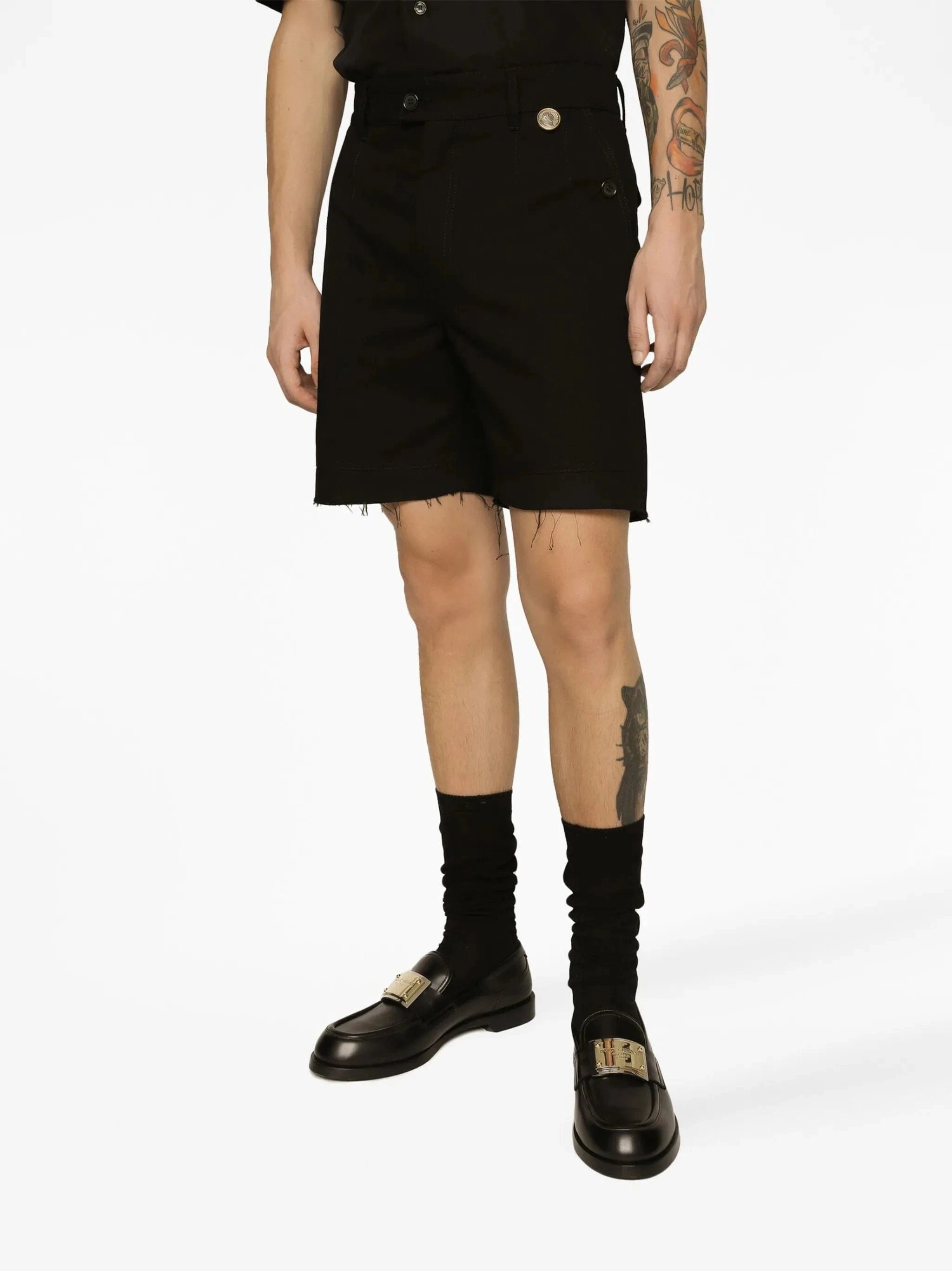 Dolce & Gabbana Coin Detail Bermuda Shorts