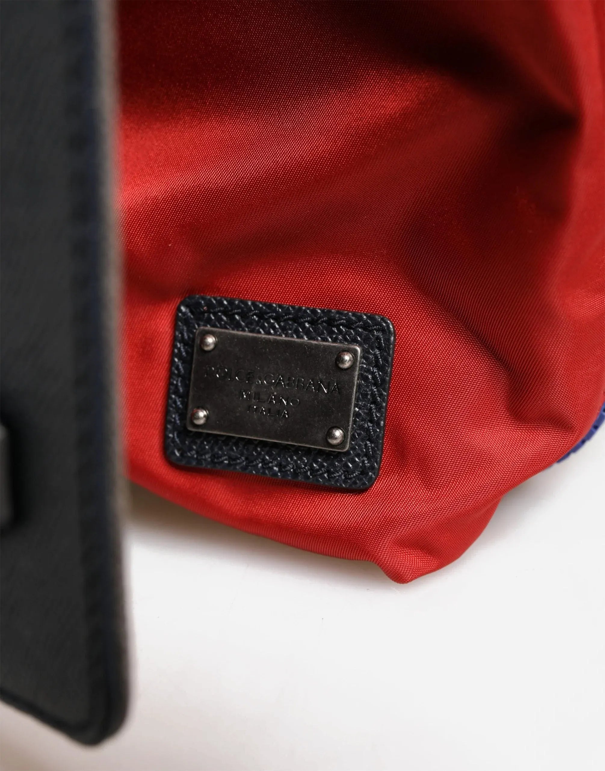 Dolce & Gabbana Color-Block Nylon Messenger Bag