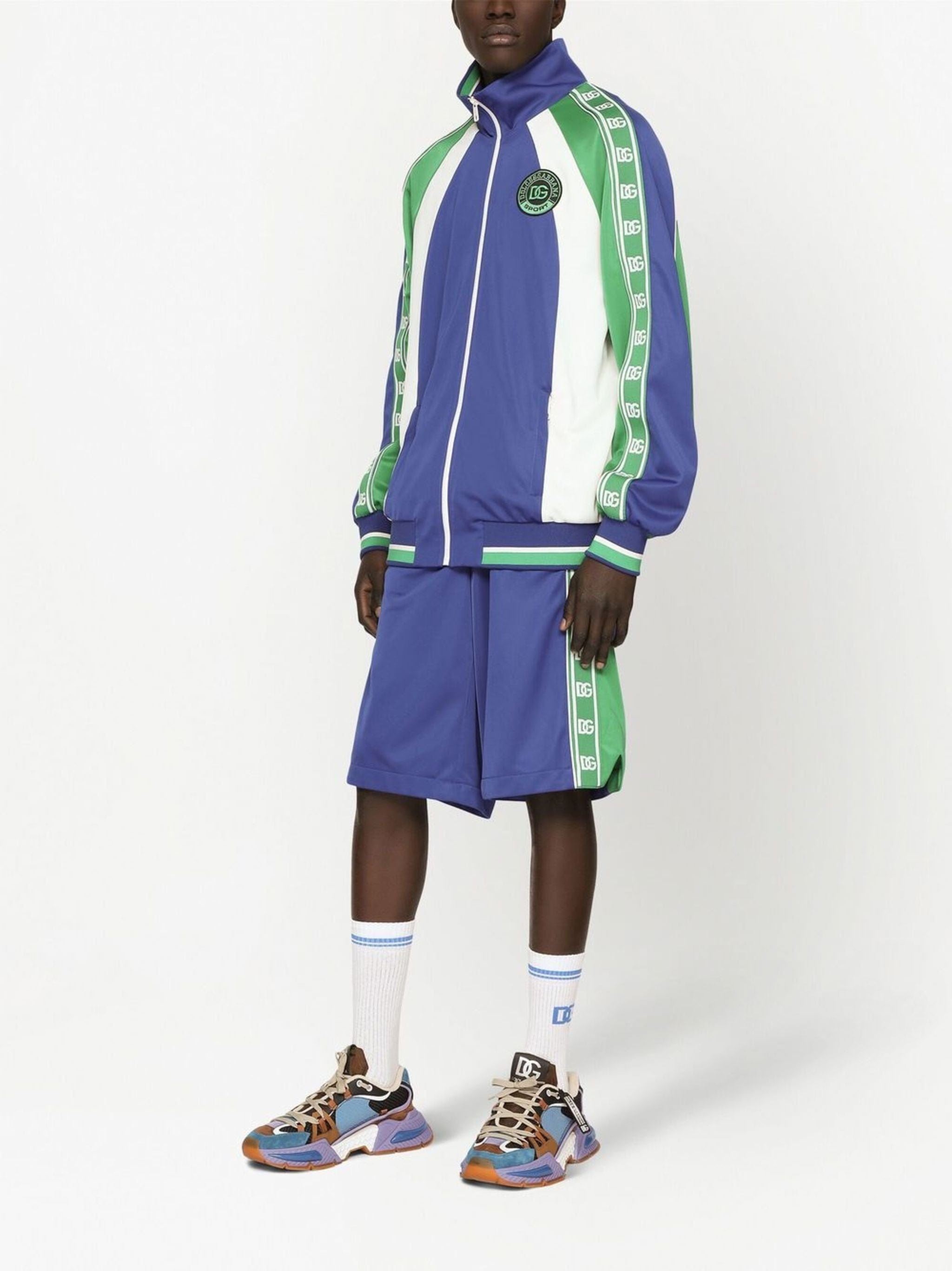 Dolce & Gabbana Color-Block Track Jacket