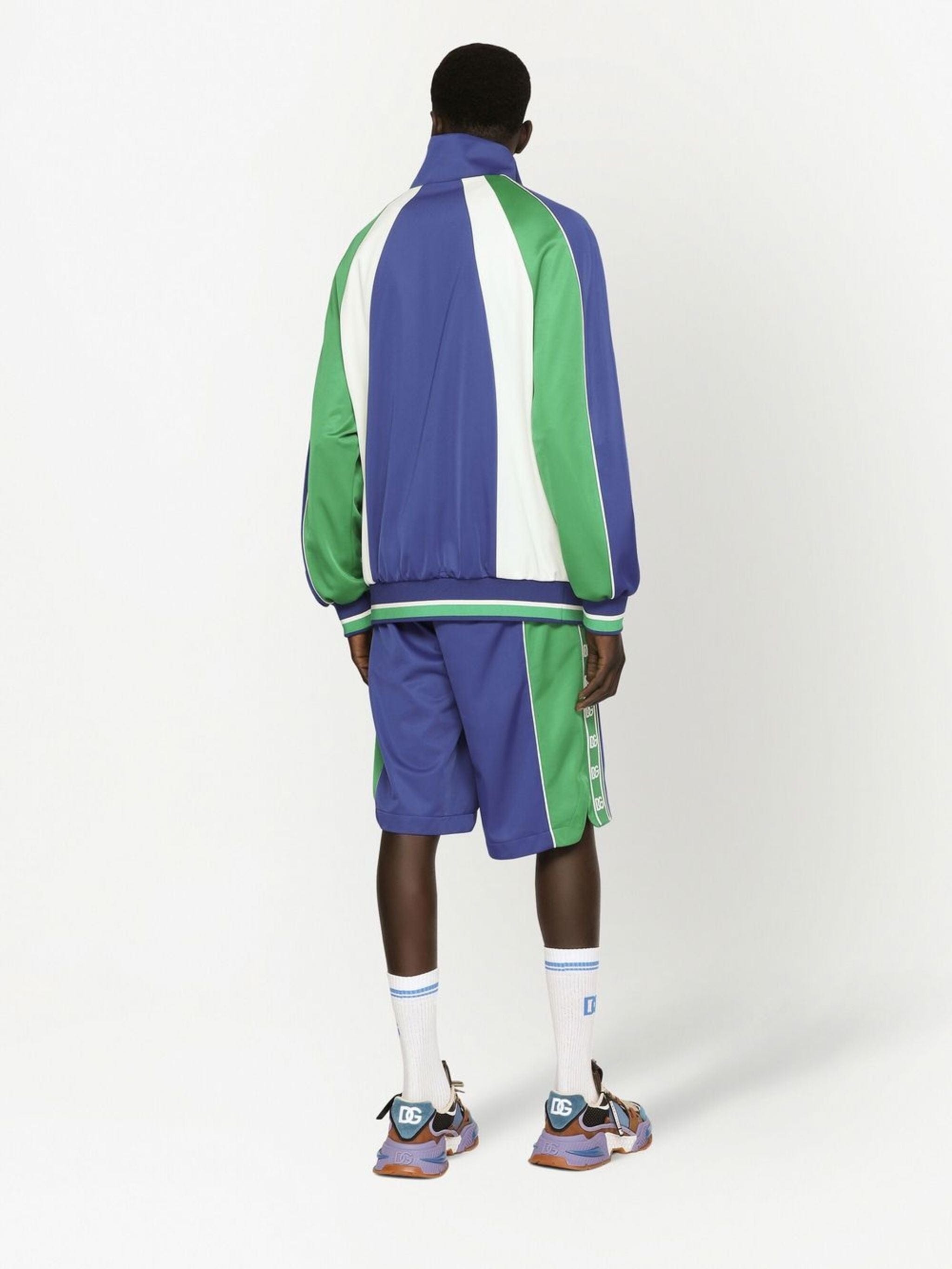 Dolce & Gabbana Color-Block Track Jacket