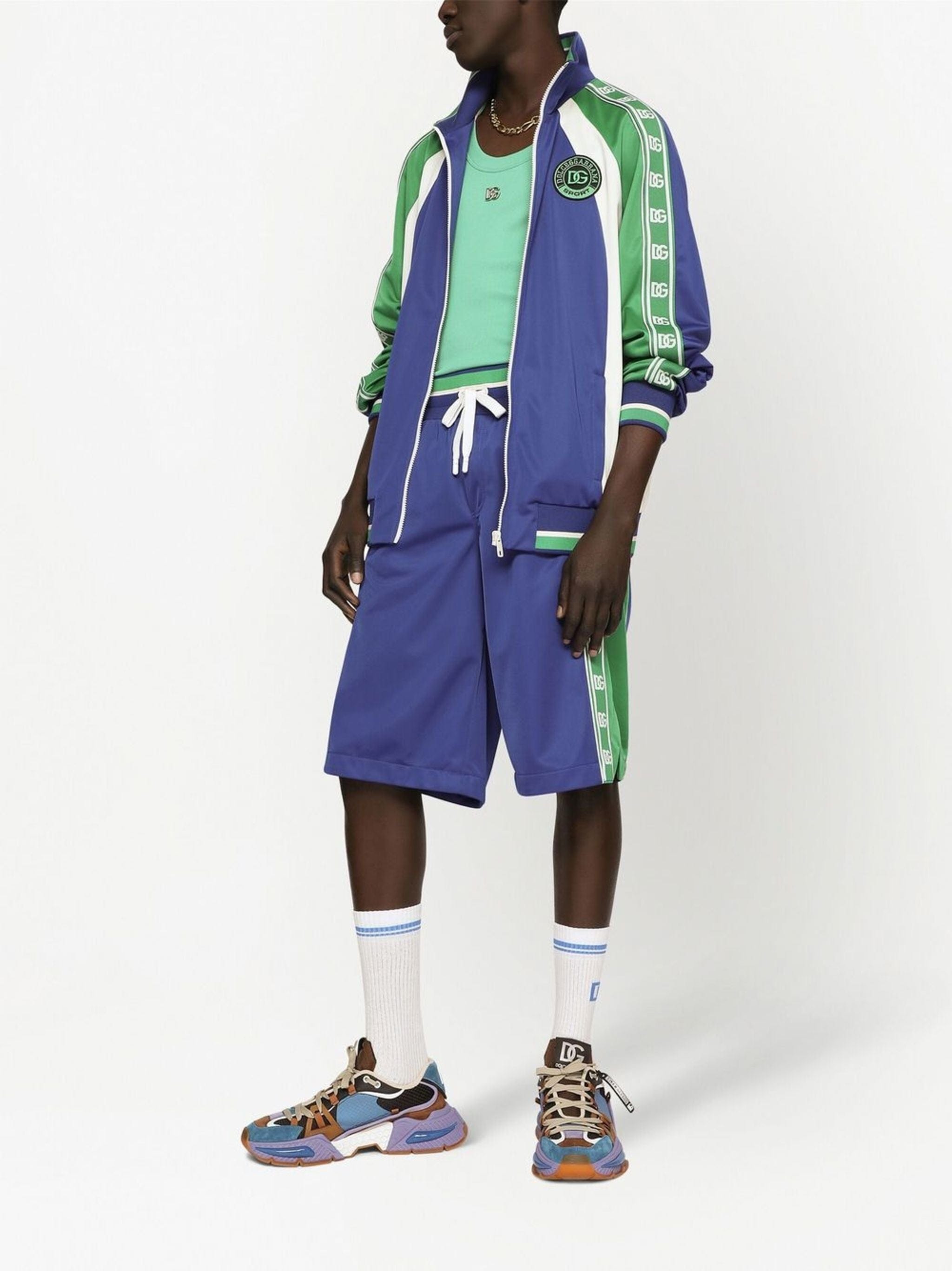 Dolce & Gabbana Color-Block Track Jacket