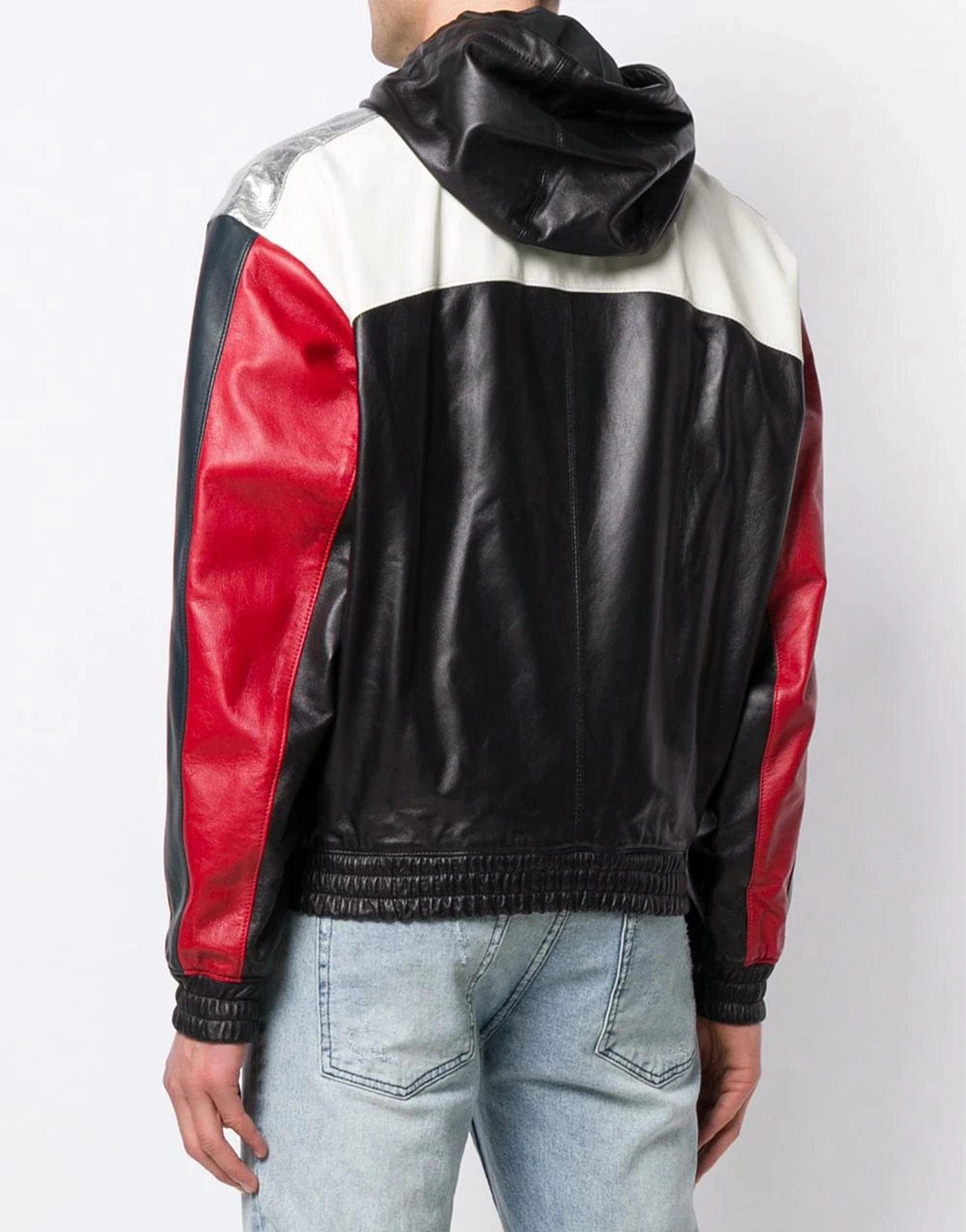 Dolce & Gabbana Color Block Zipped Bomber Jacket