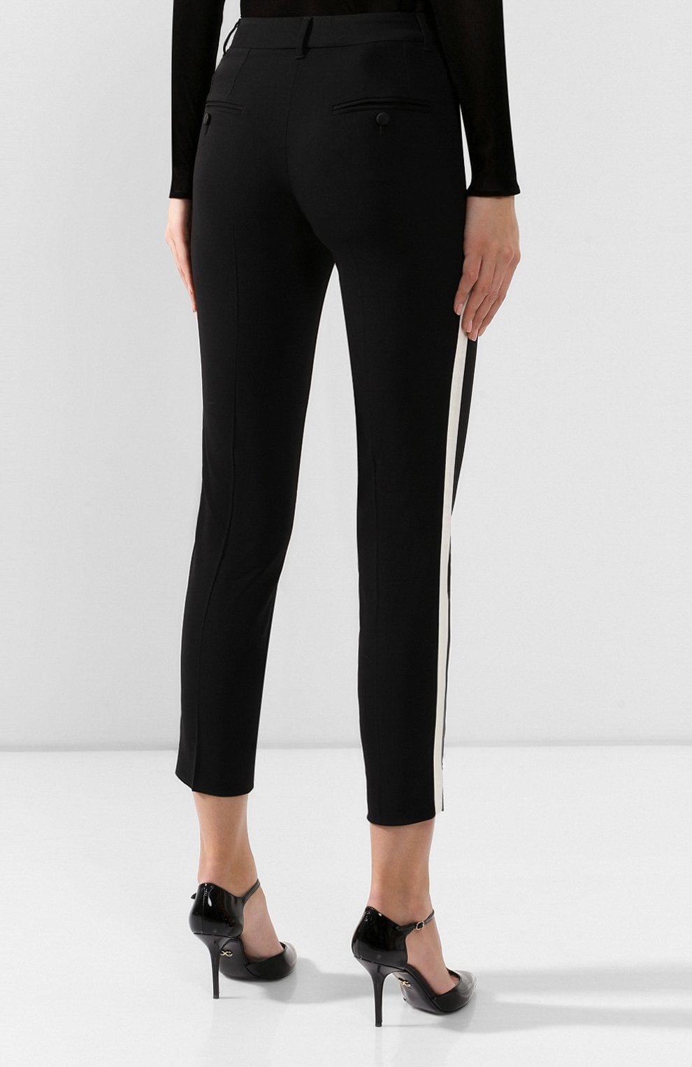Dolce & Gabbana Contrast Band Trousers