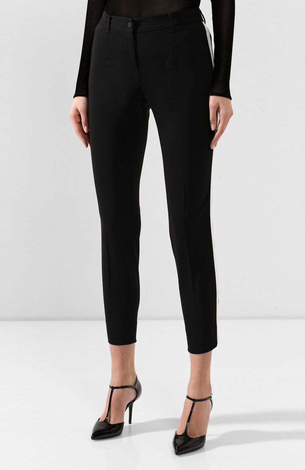 Dolce & Gabbana Contrast Band Trousers
