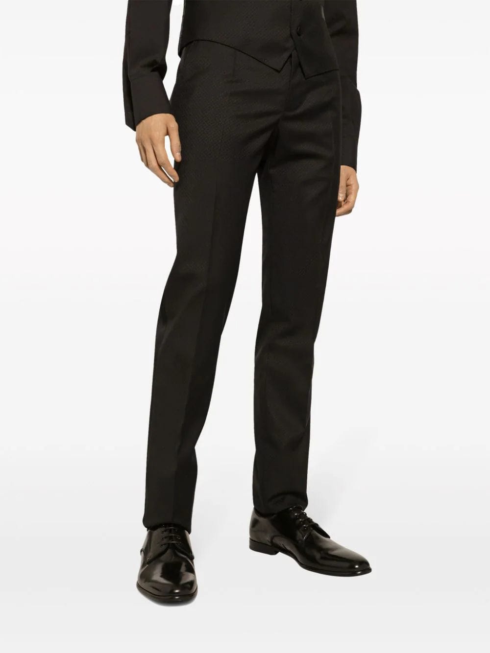 Dolce & Gabbana Contrasting Lapels Two-Piece Suit