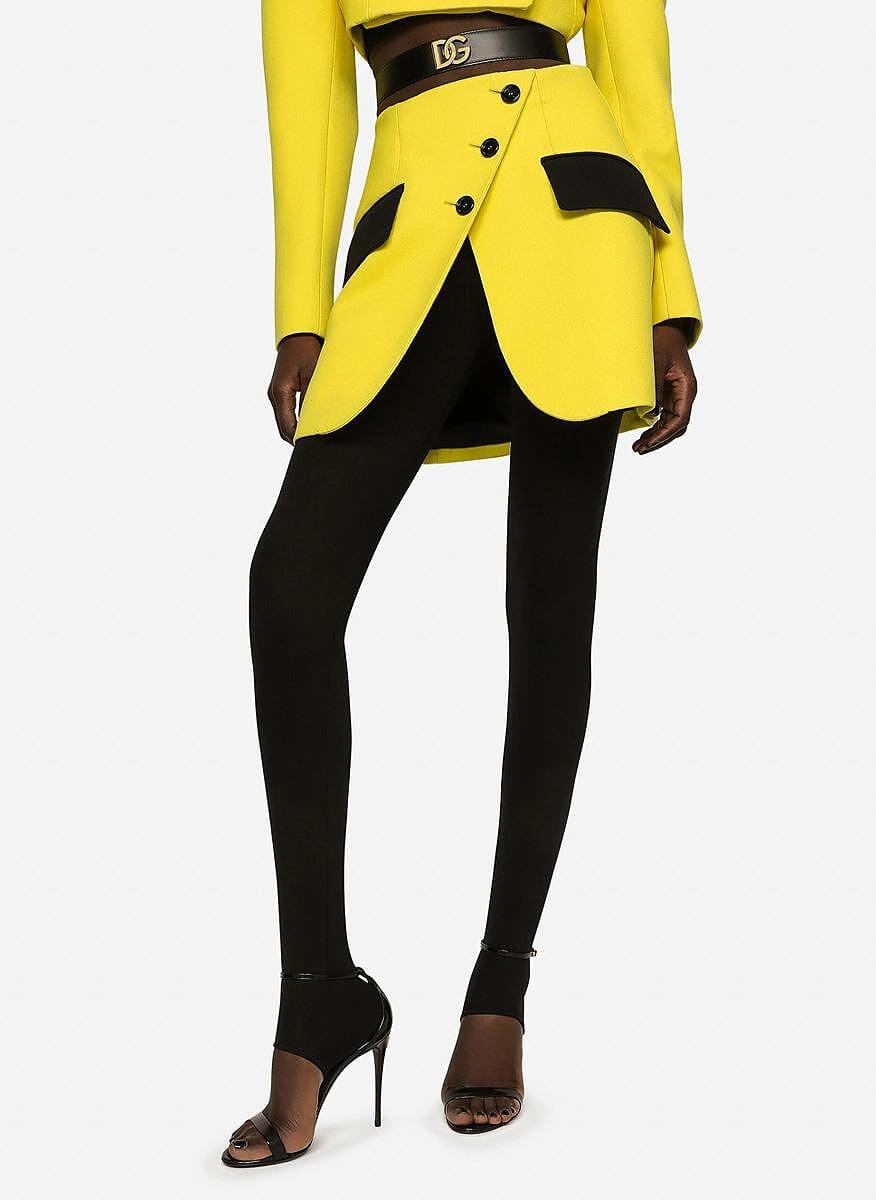 Dolce & Gabbana Contrasting Pockets Miniskirt