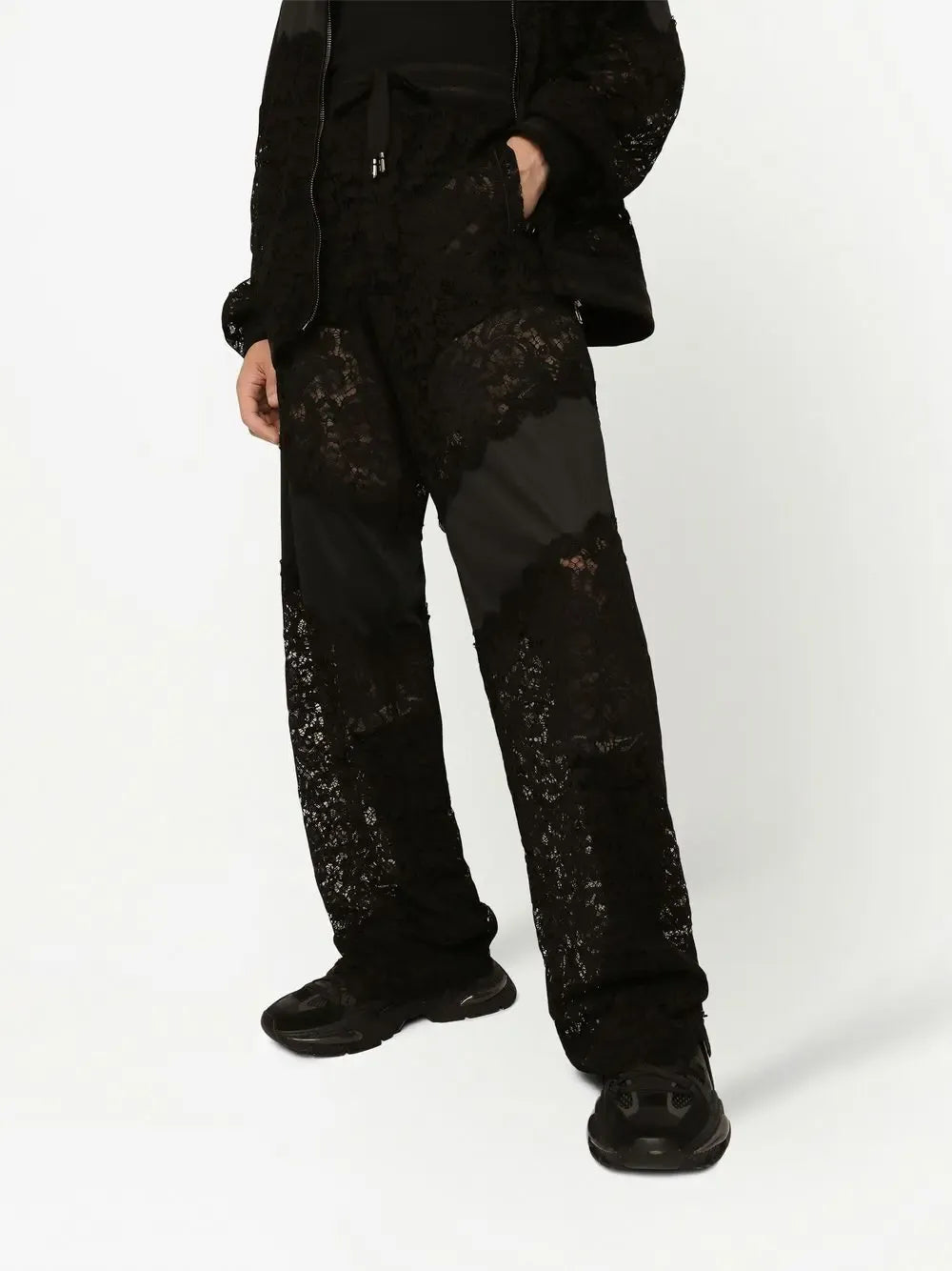 Dolce & Gabbana Dolce & Gabbana Cordonetto-Lace Track Pants