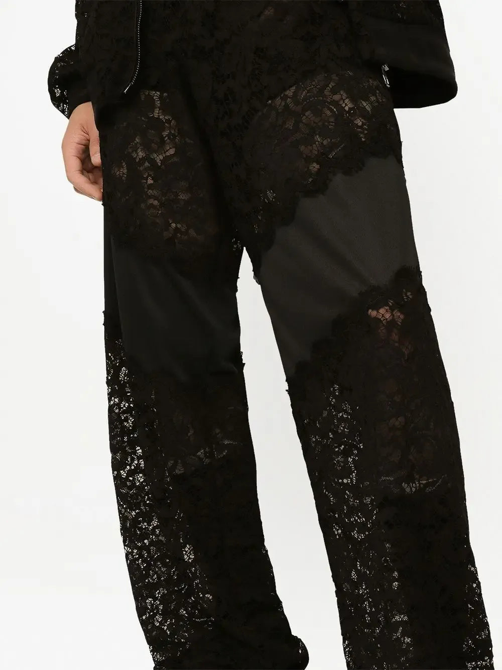 Dolce & Gabbana Dolce & Gabbana Cordonetto-Lace Track Pants