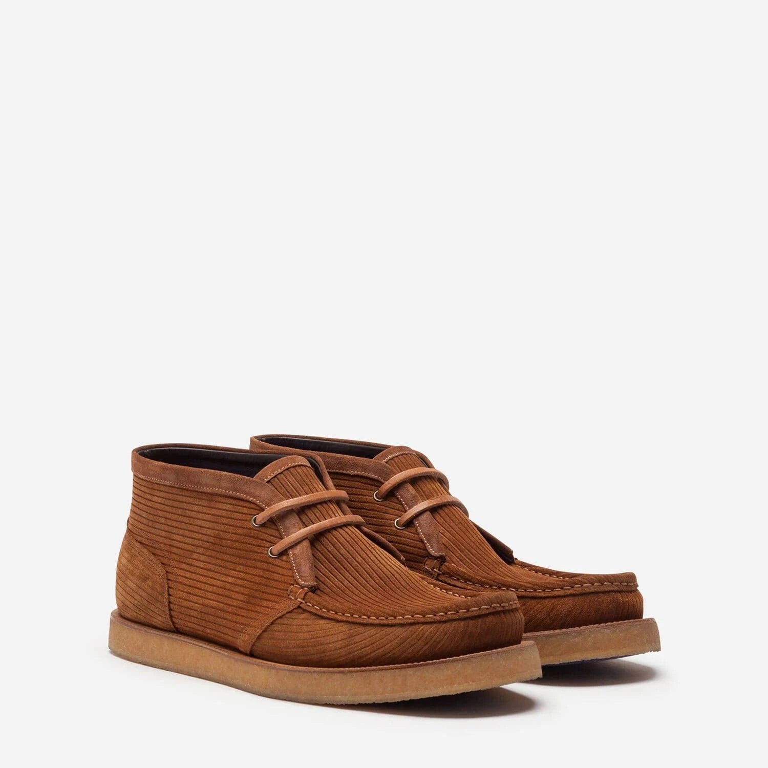 Dolce & Gabbana Corduroy Lace-Up Desert Boots