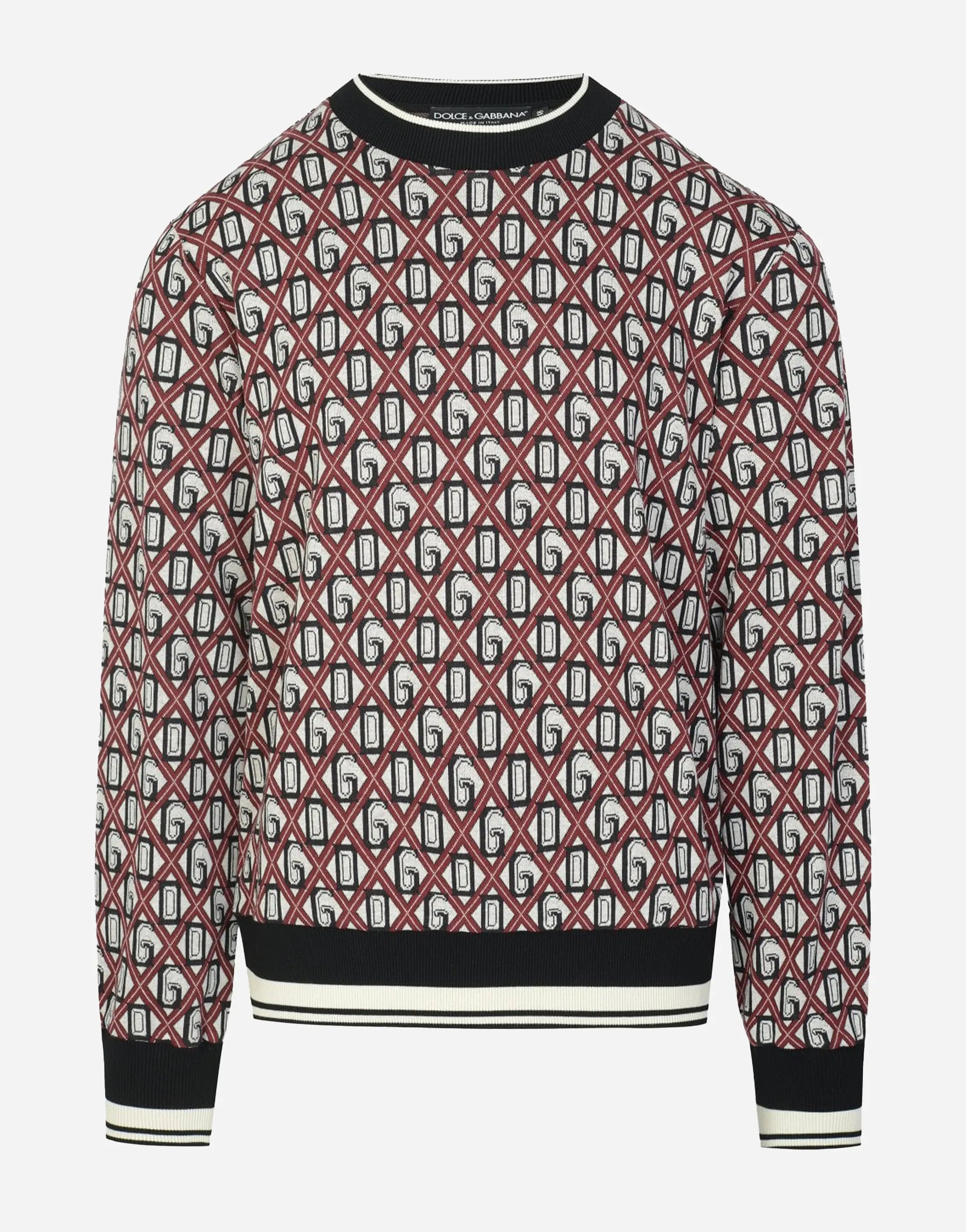 Dolce & Gabbana Dolce & Gabbana Cotton-Blend Jacquard Sweater