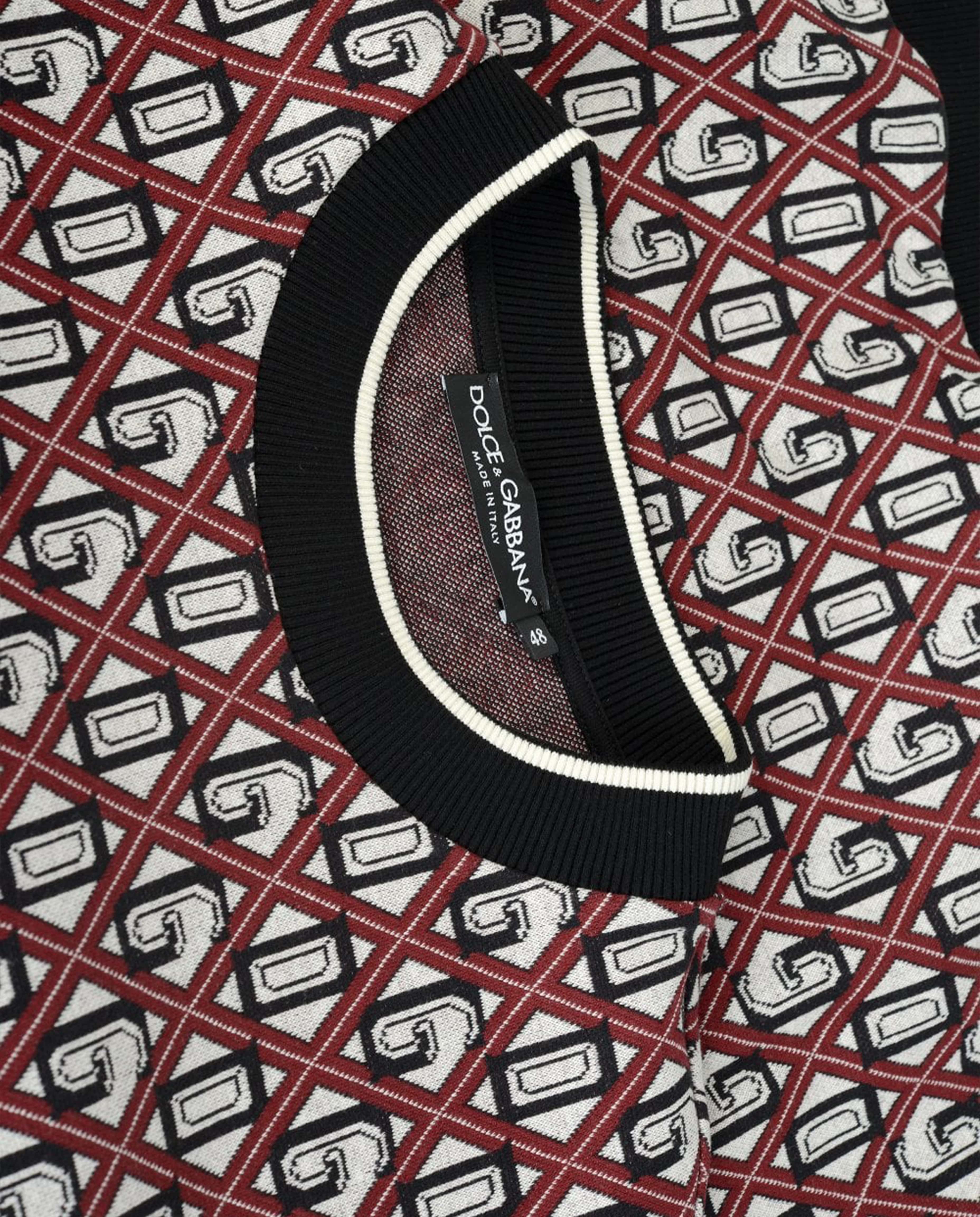 Dolce & Gabbana Dolce & Gabbana Cotton-Blend Jacquard Sweater