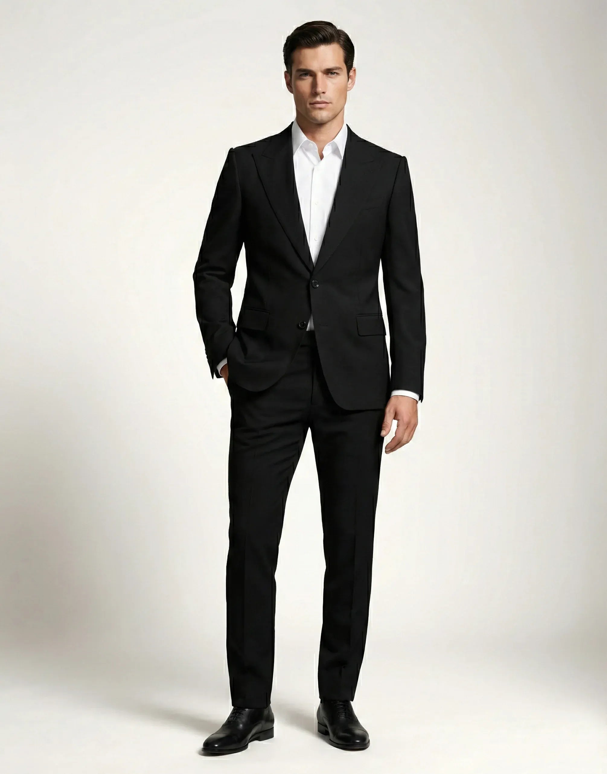 52サイズ✨DOLCE&GABBANA×MARTINI セットアップスーツ Wool and silk Martini-fit suit in Black for Men | Dolce&Gabbana® US